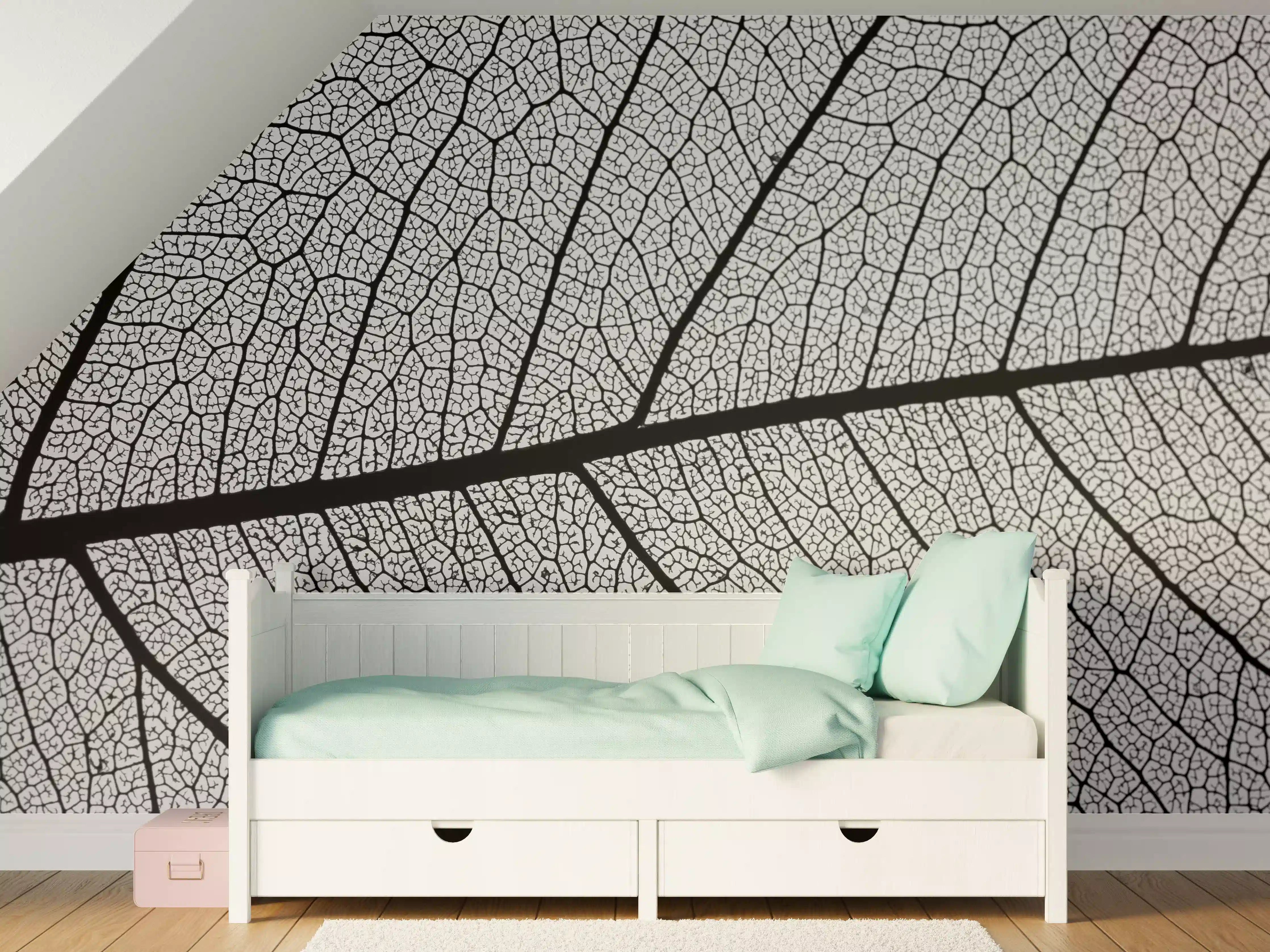Kinderzimmer Wandgestaltung - Feine Grauverlauf Textur