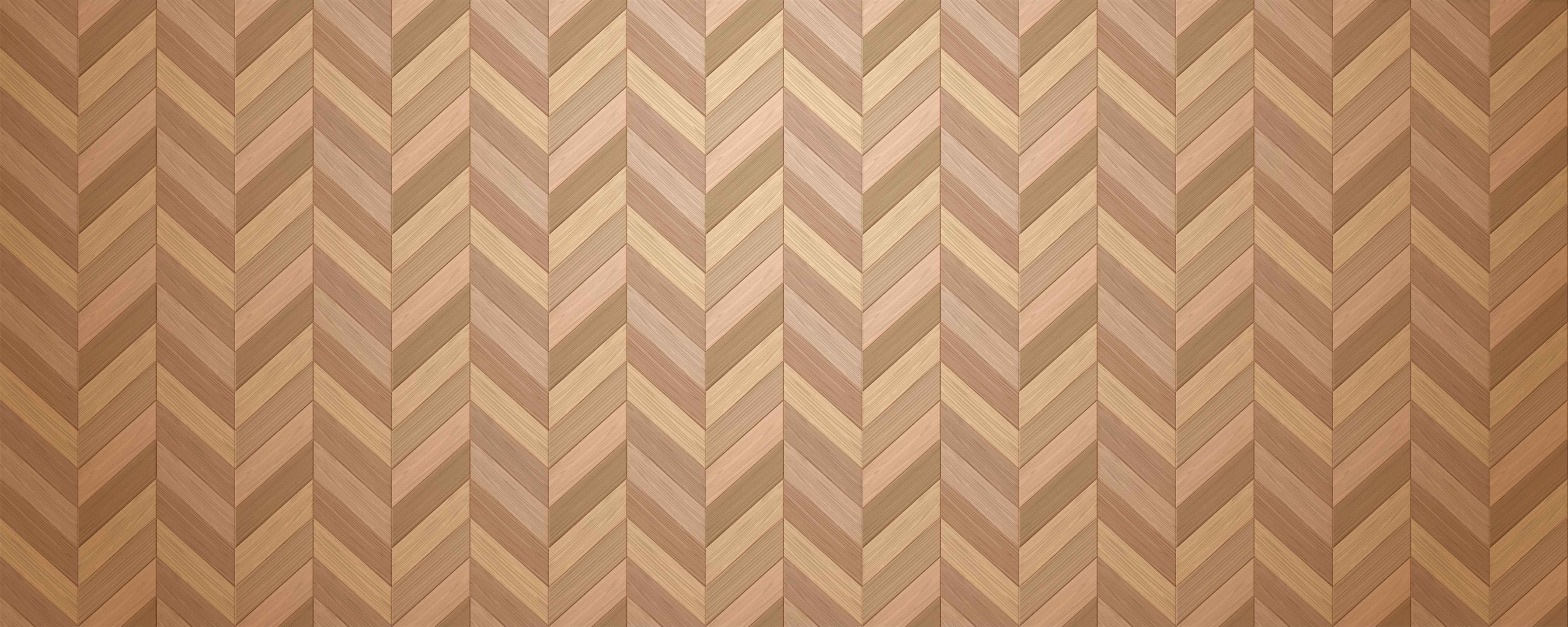 Kinderzimmer Wandgestaltung-Fischgrät Parkett Braun