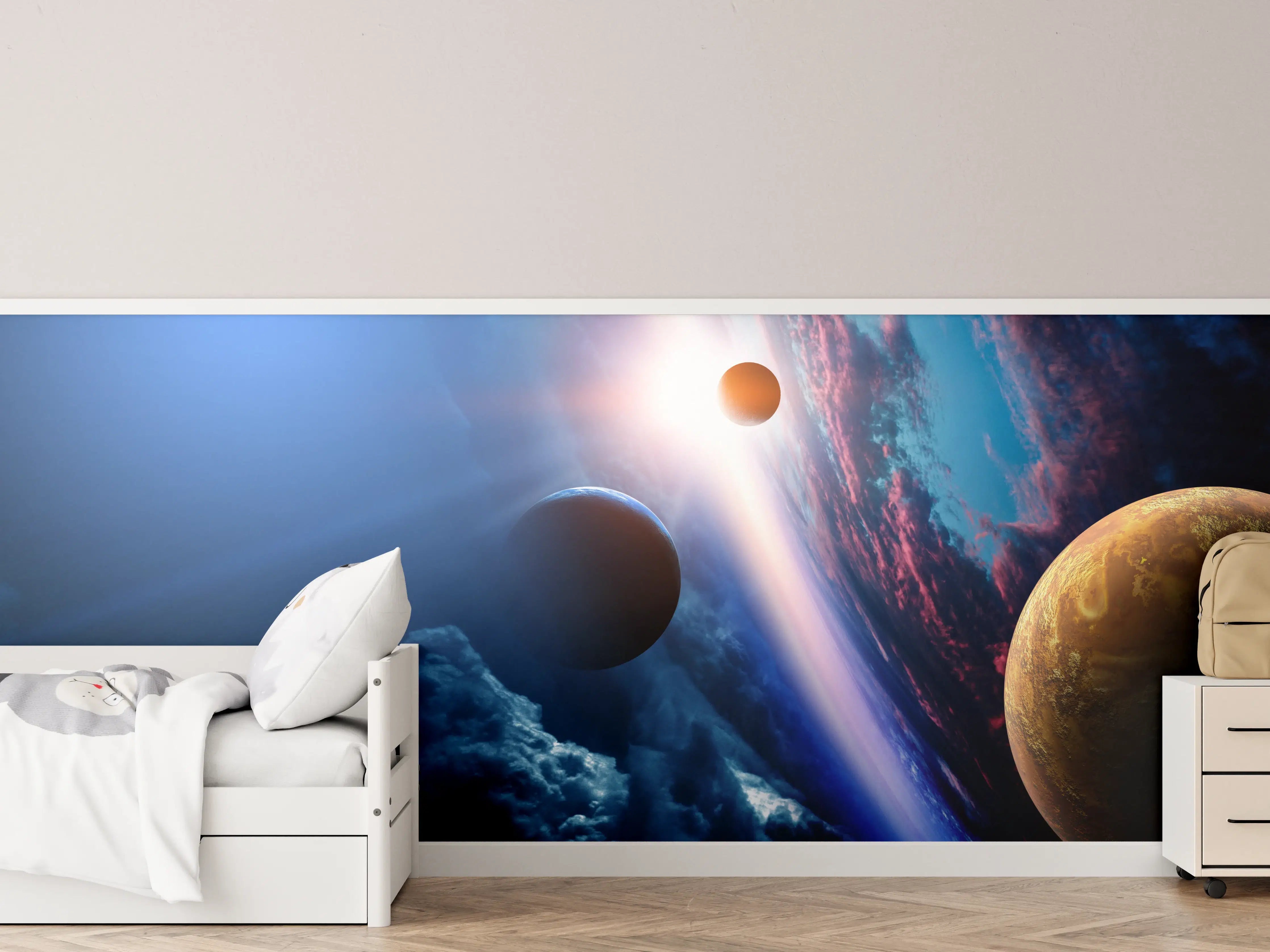 Kinderzimmer Wandgestaltung - Fliegender Adler Bewegung 