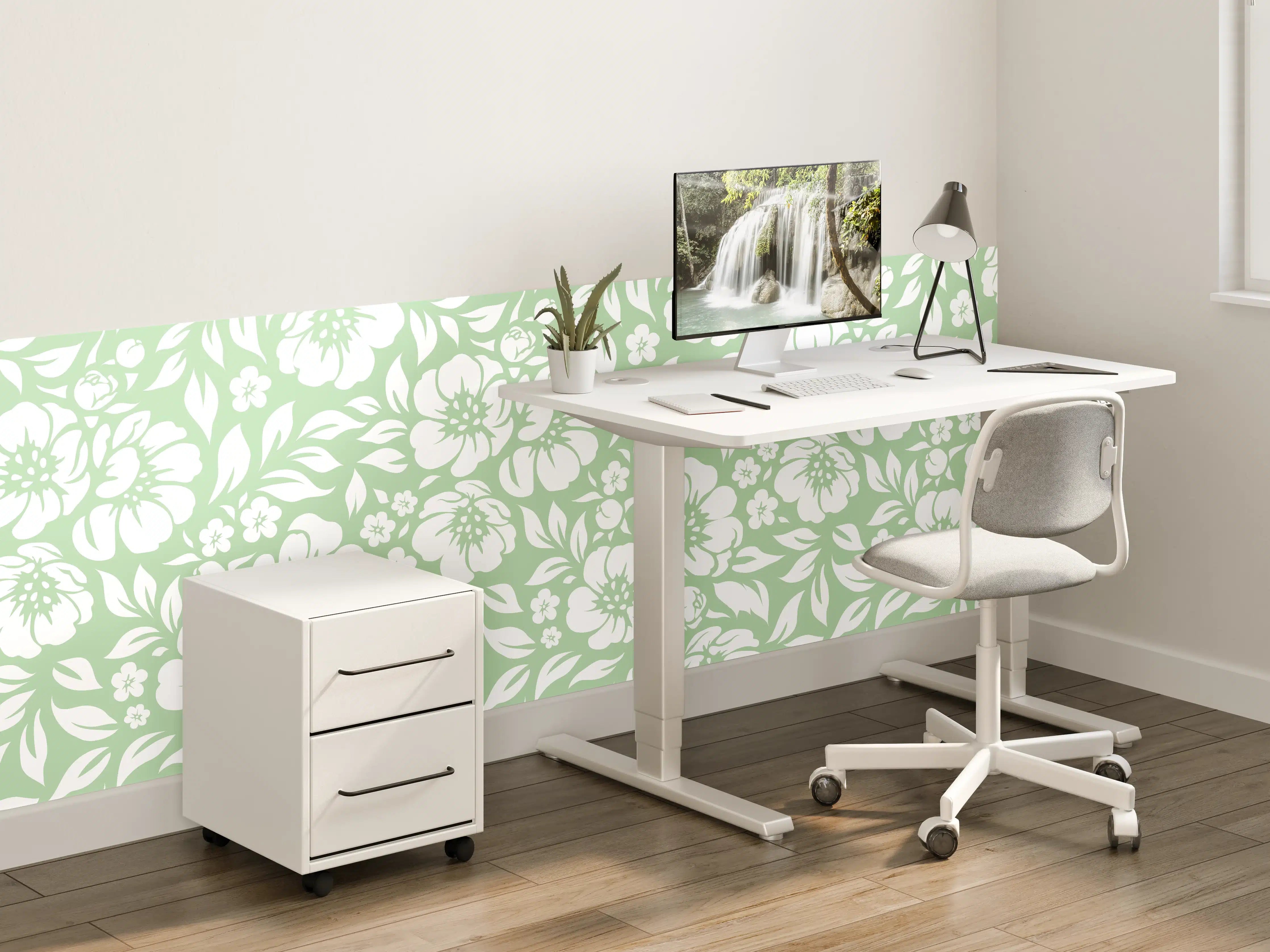 Kinderzimmer Wandgestaltung - Florale Muschio-Design