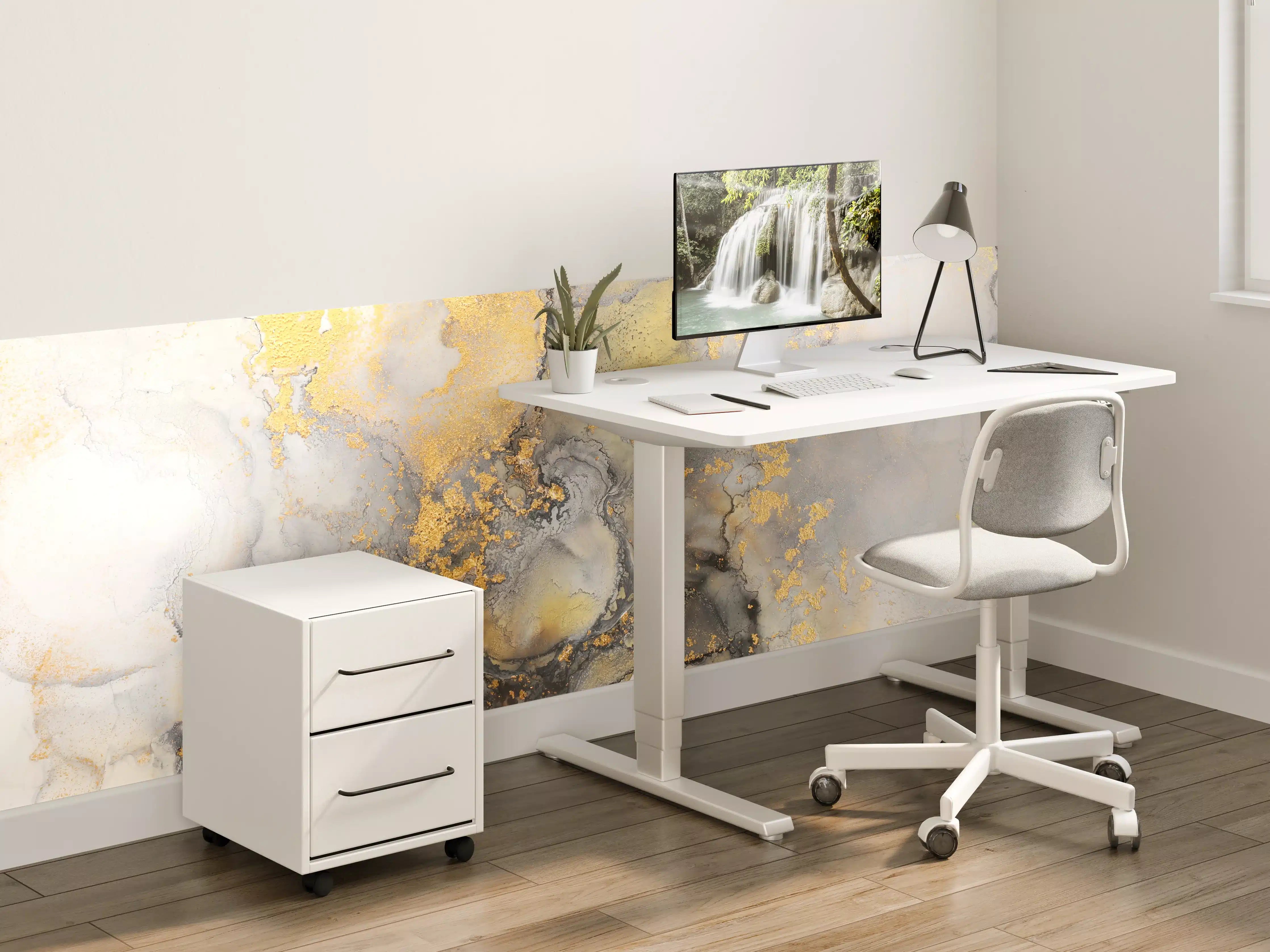 Kinderzimmer Wandgestaltung - Flüssigkunstmalerei mit Alkoholtinte