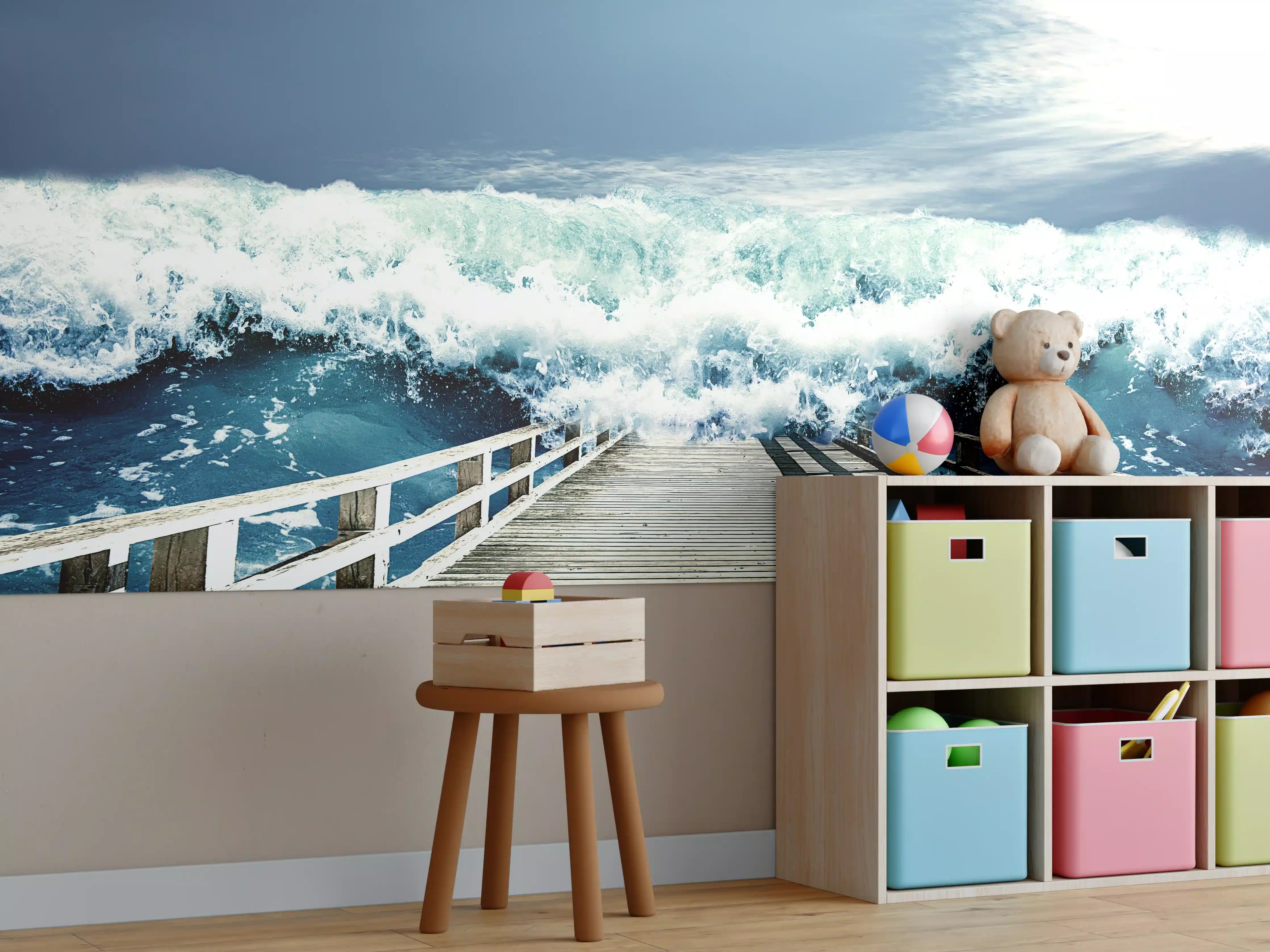 Kinderzimmer Wandgestaltung - Friedlicher Strand in Thailand