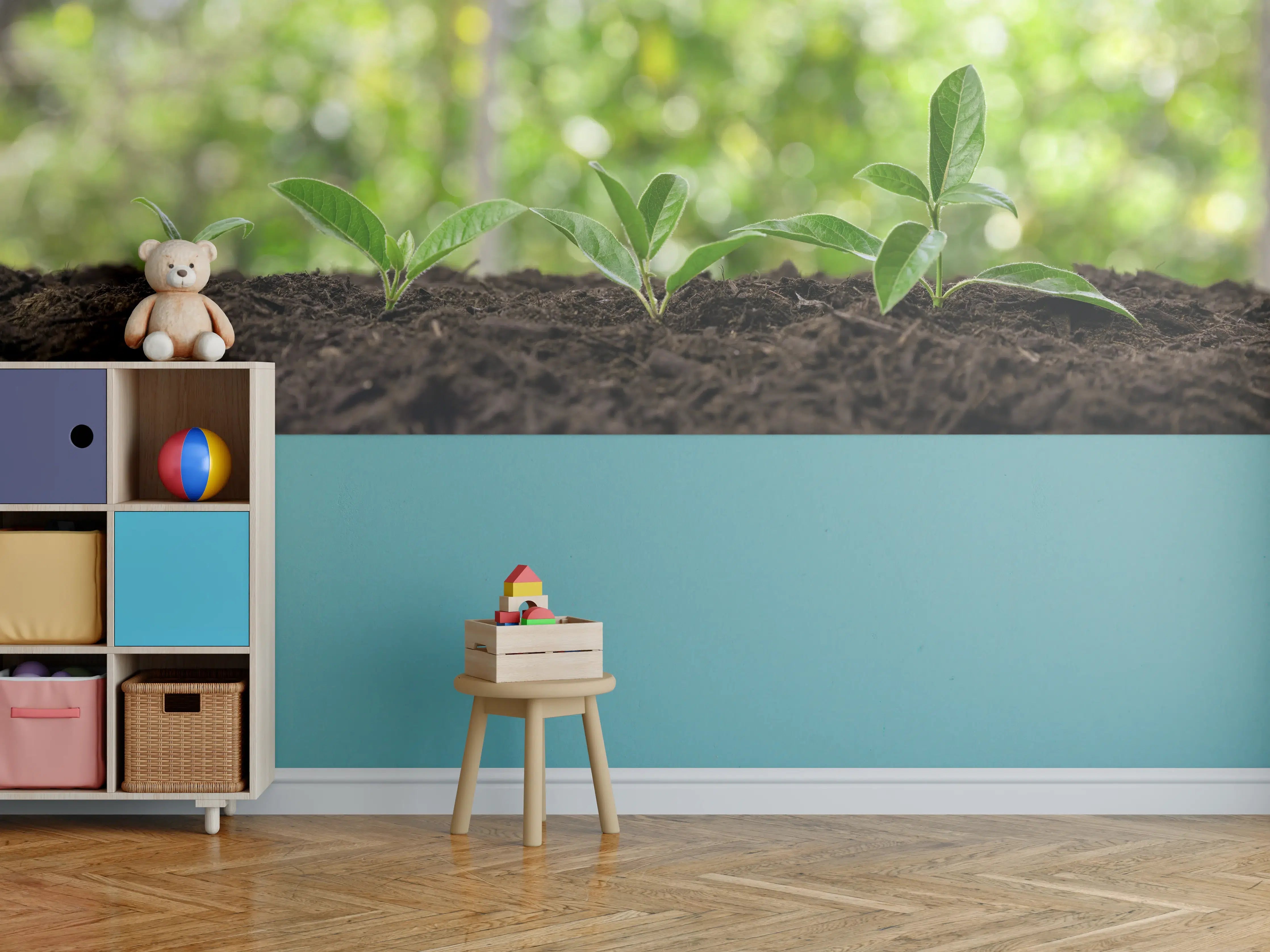 Kinderzimmer Wandgestaltung - Frisch Sprießende Setzlinge