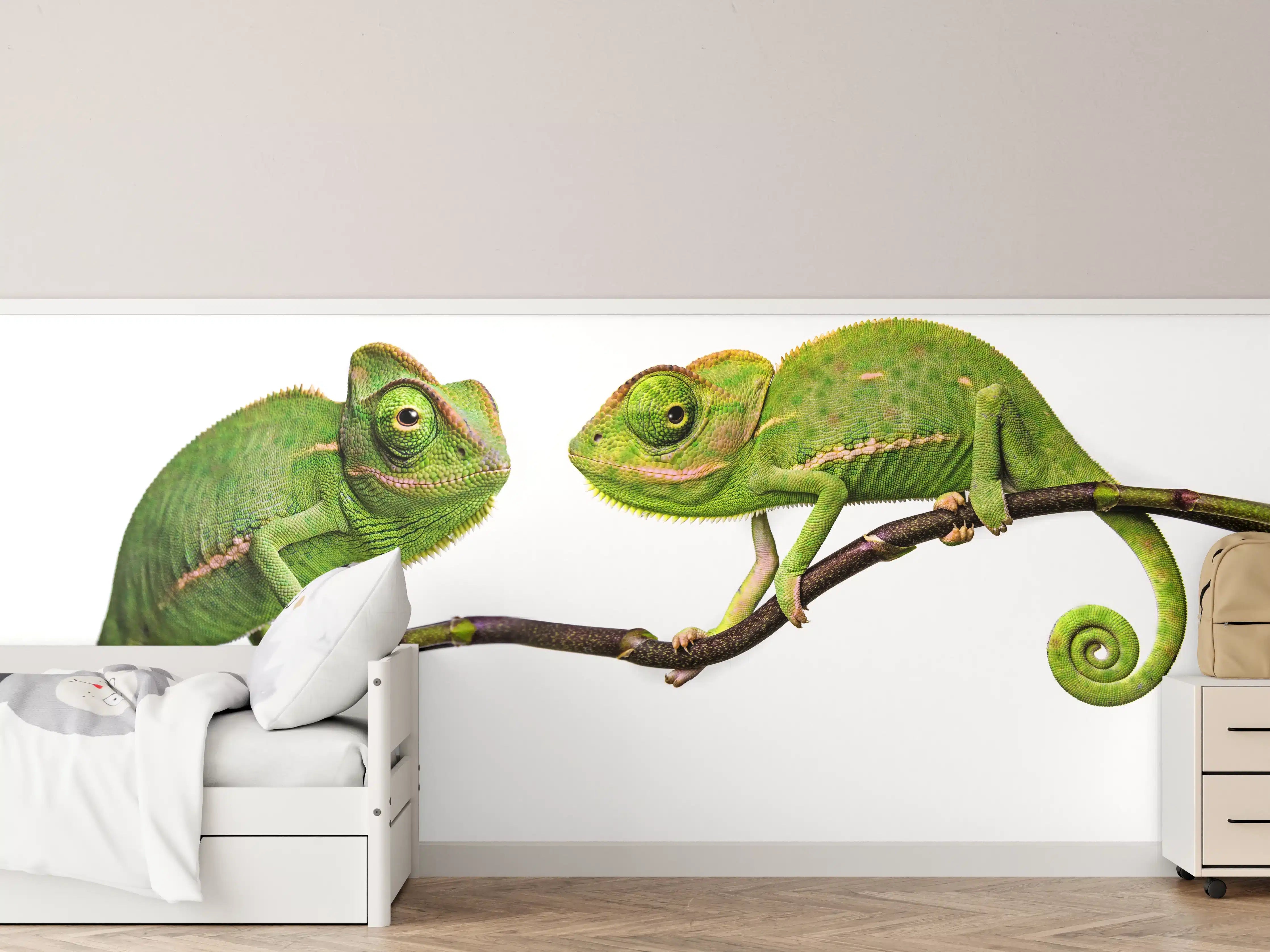 Kinderzimmer Wandgestaltung - Fröhliche Chamäleons
