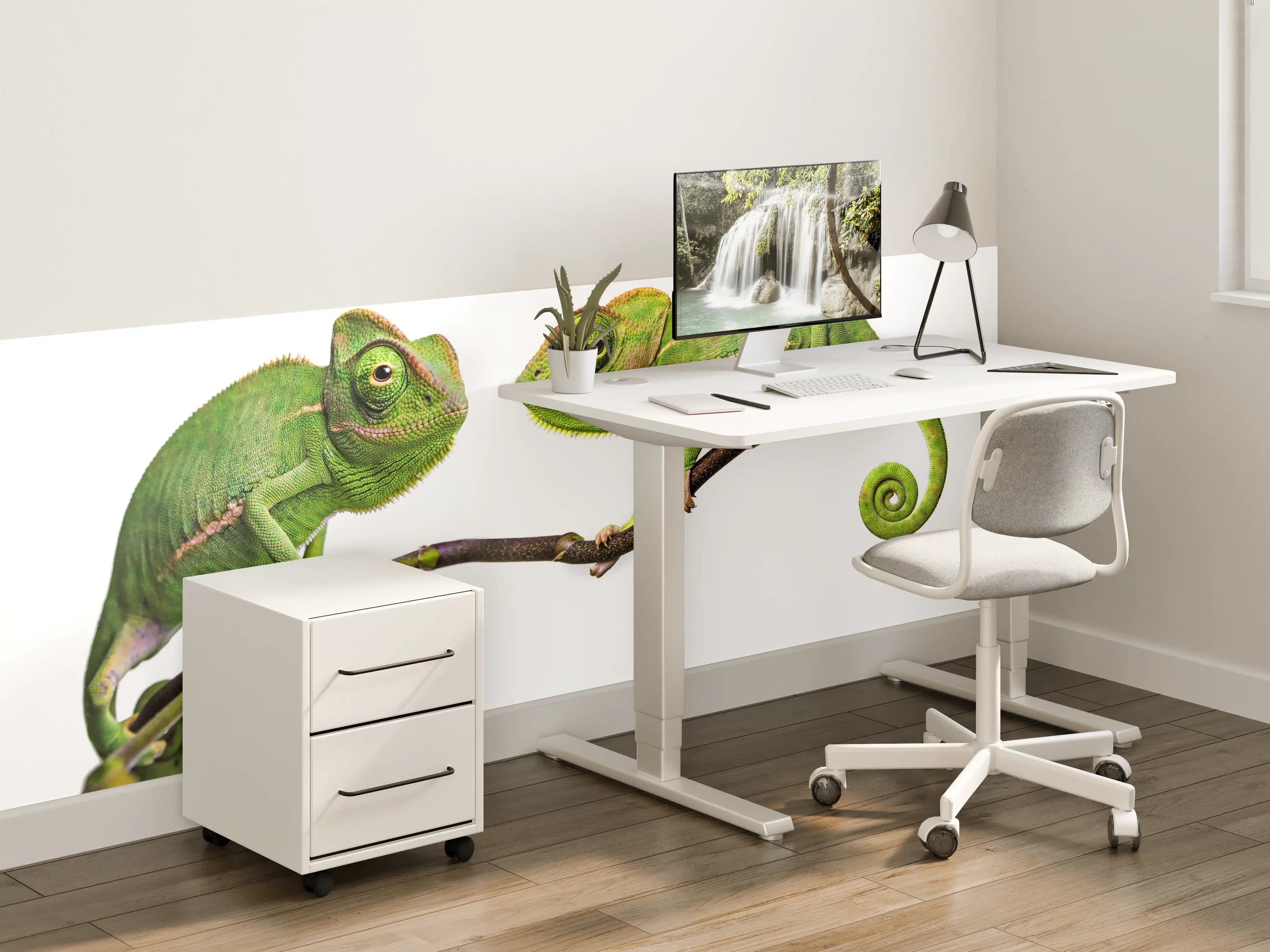 Kinderzimmer Wandgestaltung - Fröhliche Chamäleons