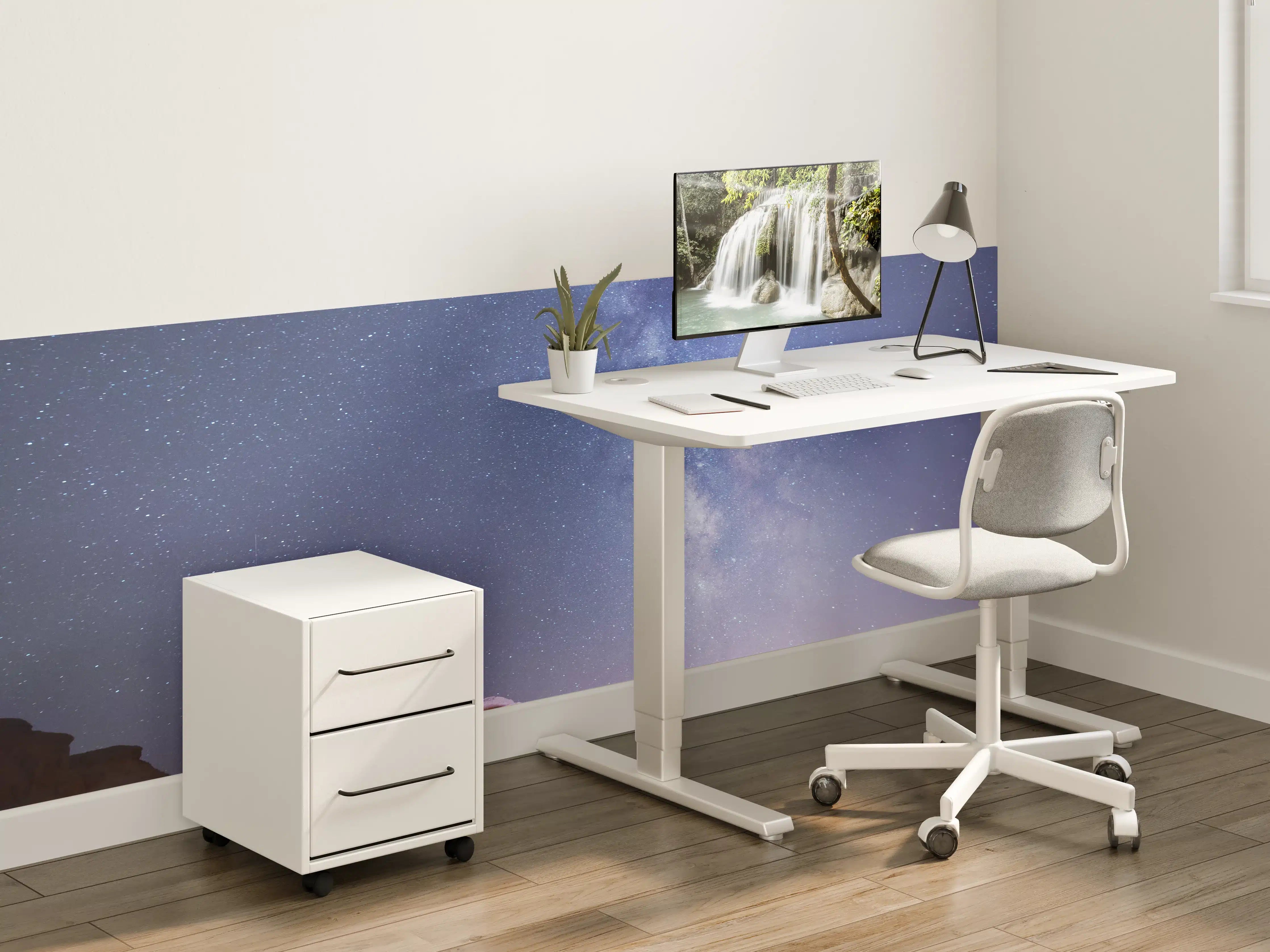 Kinderzimmer Wandgestaltung - Galaktische Wüstennacht