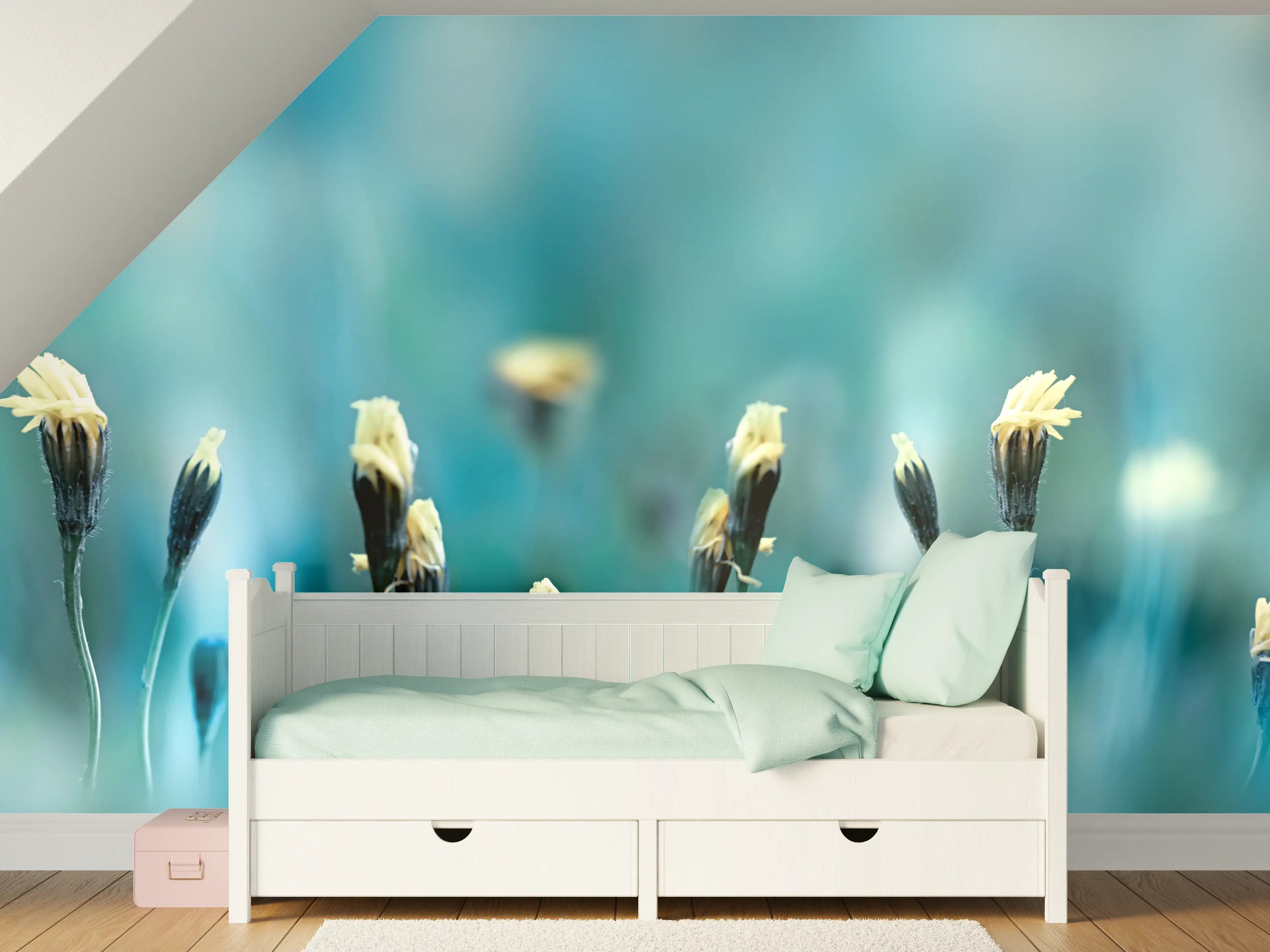 Kinderzimmer Wandgestaltung - Gedeihendes Frühlingsfeld