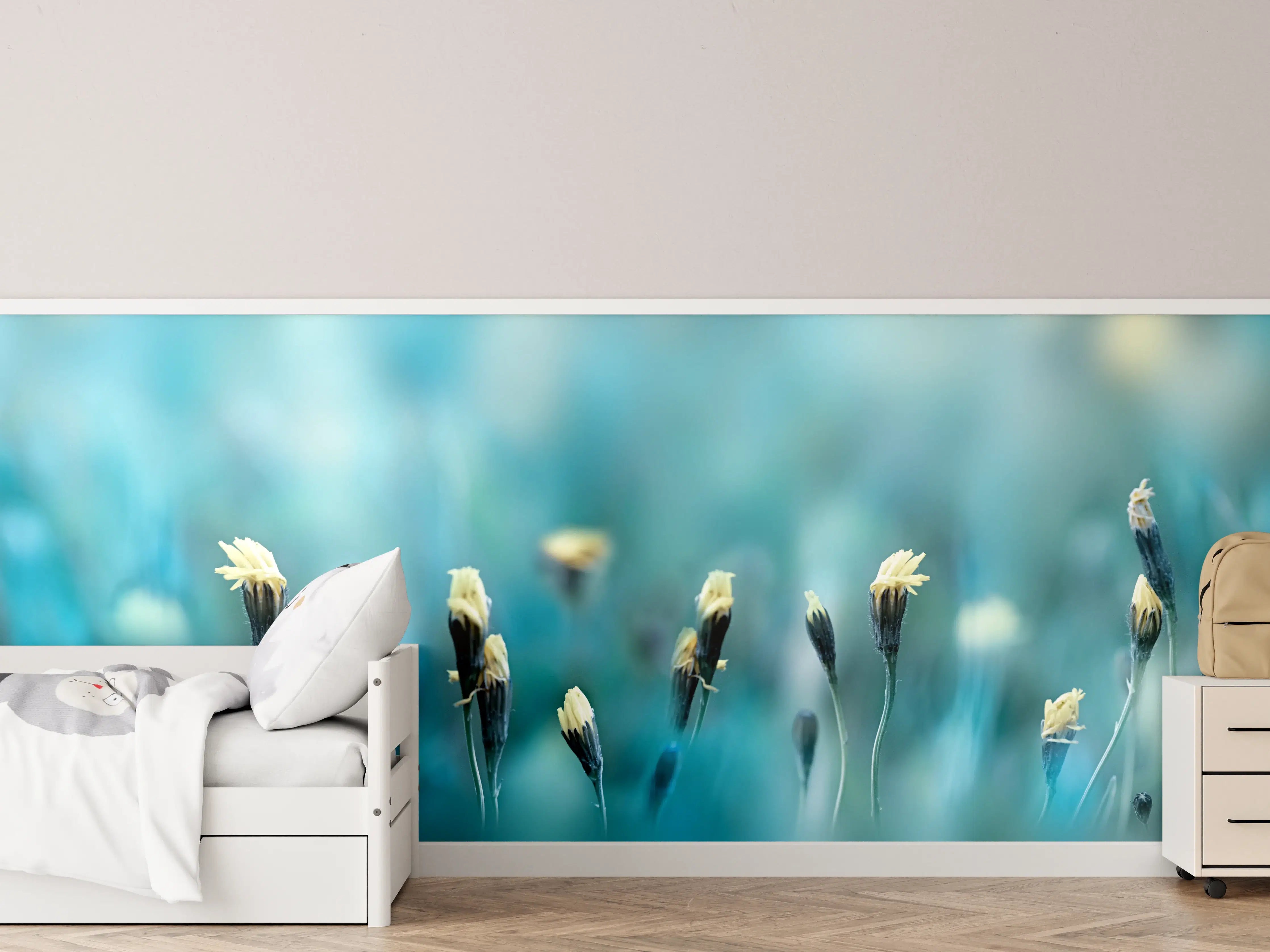Kinderzimmer Wandgestaltung - Gedeihendes Frühlingsfeld