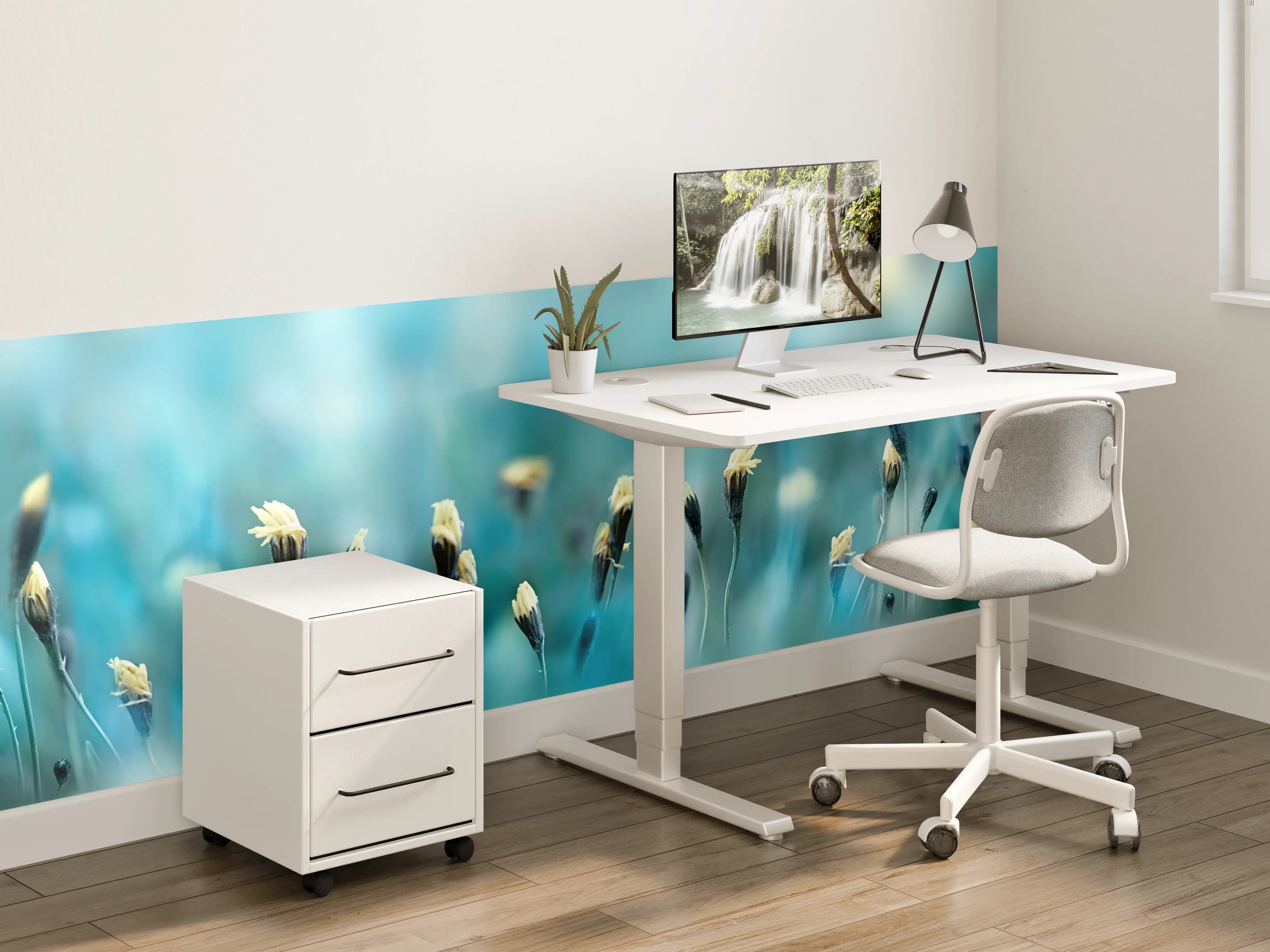 Kinderzimmer Wandgestaltung - Gedeihendes Frühlingsfeld