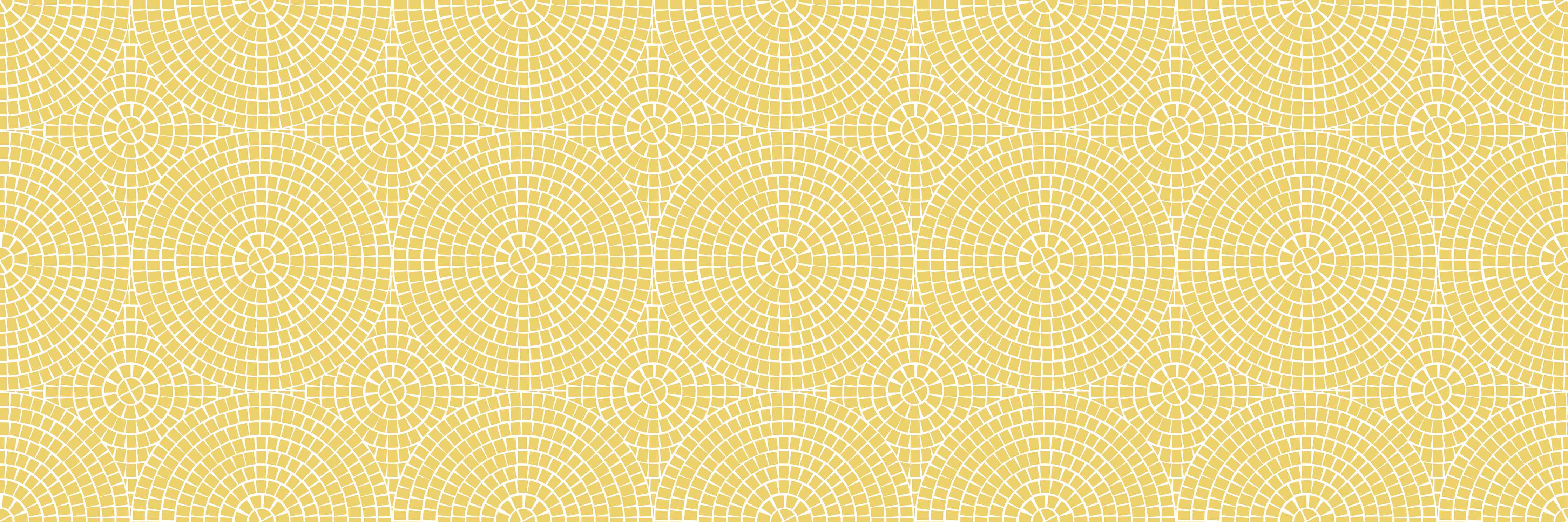 Kinderzimmer Wandgestaltung-Gelbe Mosaikfliese mit weißen und grauen Nuancen