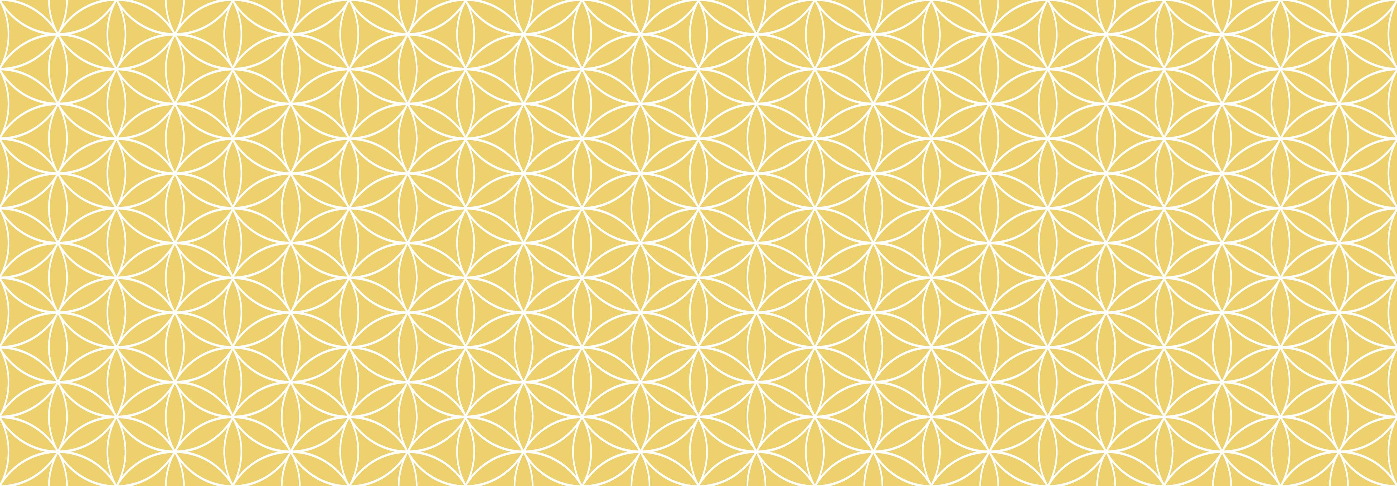 Kinderzimmer Wandgestaltung-Gelbe geometrische Fliesen