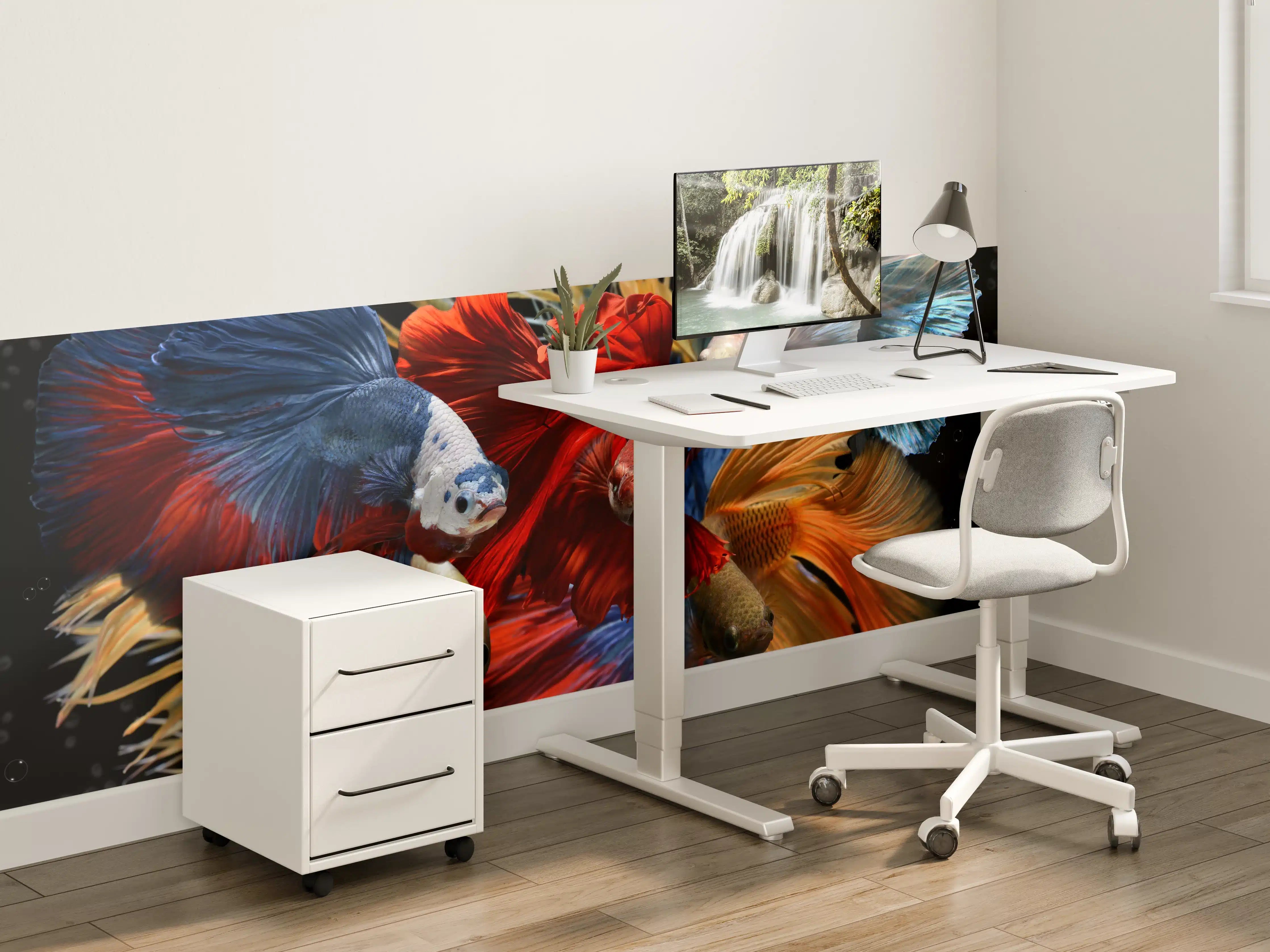 Kinderzimmer Wandgestaltung - Gemischte bunte Fantasie betta