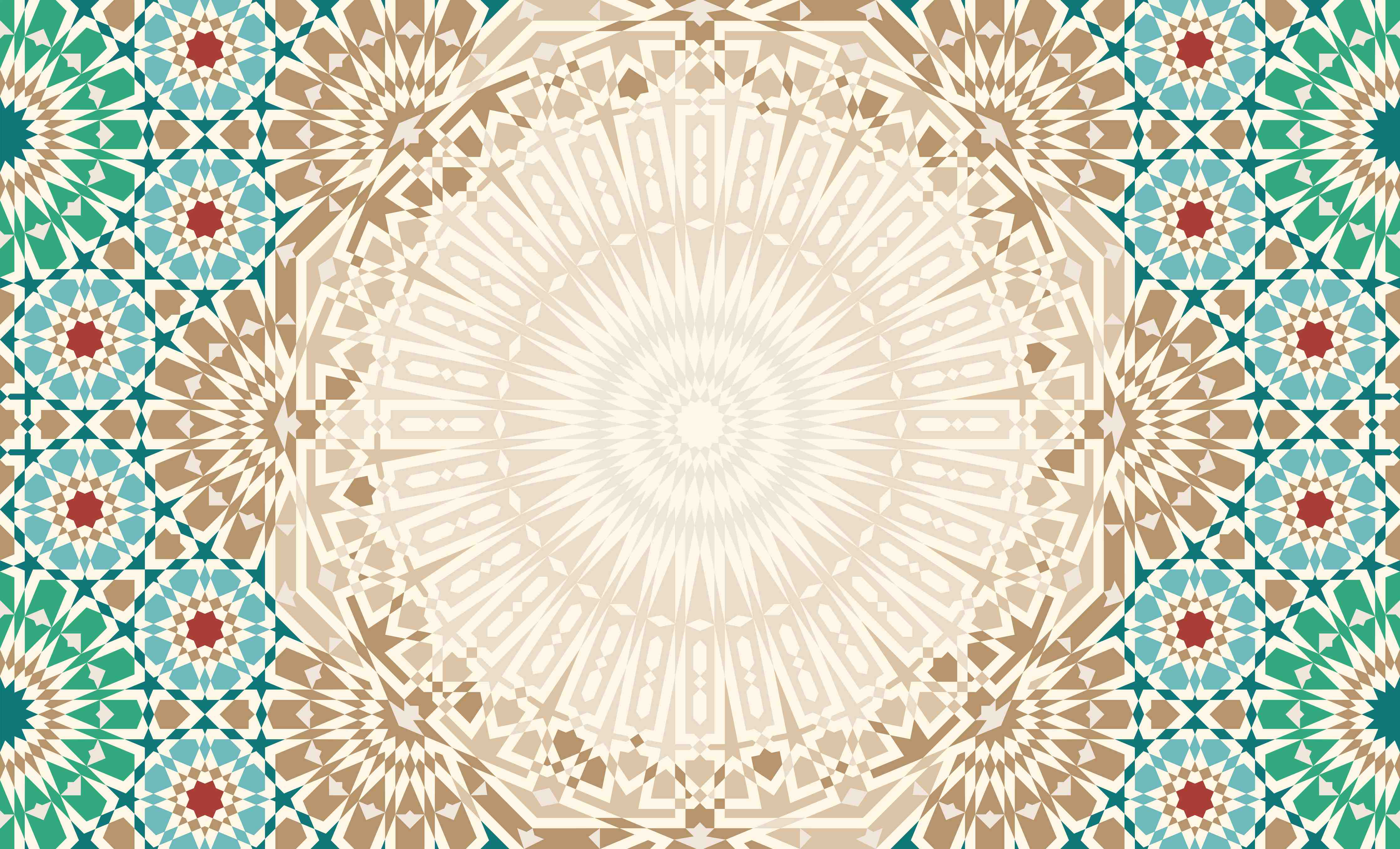 Kinderzimmer Wandgestaltung-Geometrische Mandala-Muster