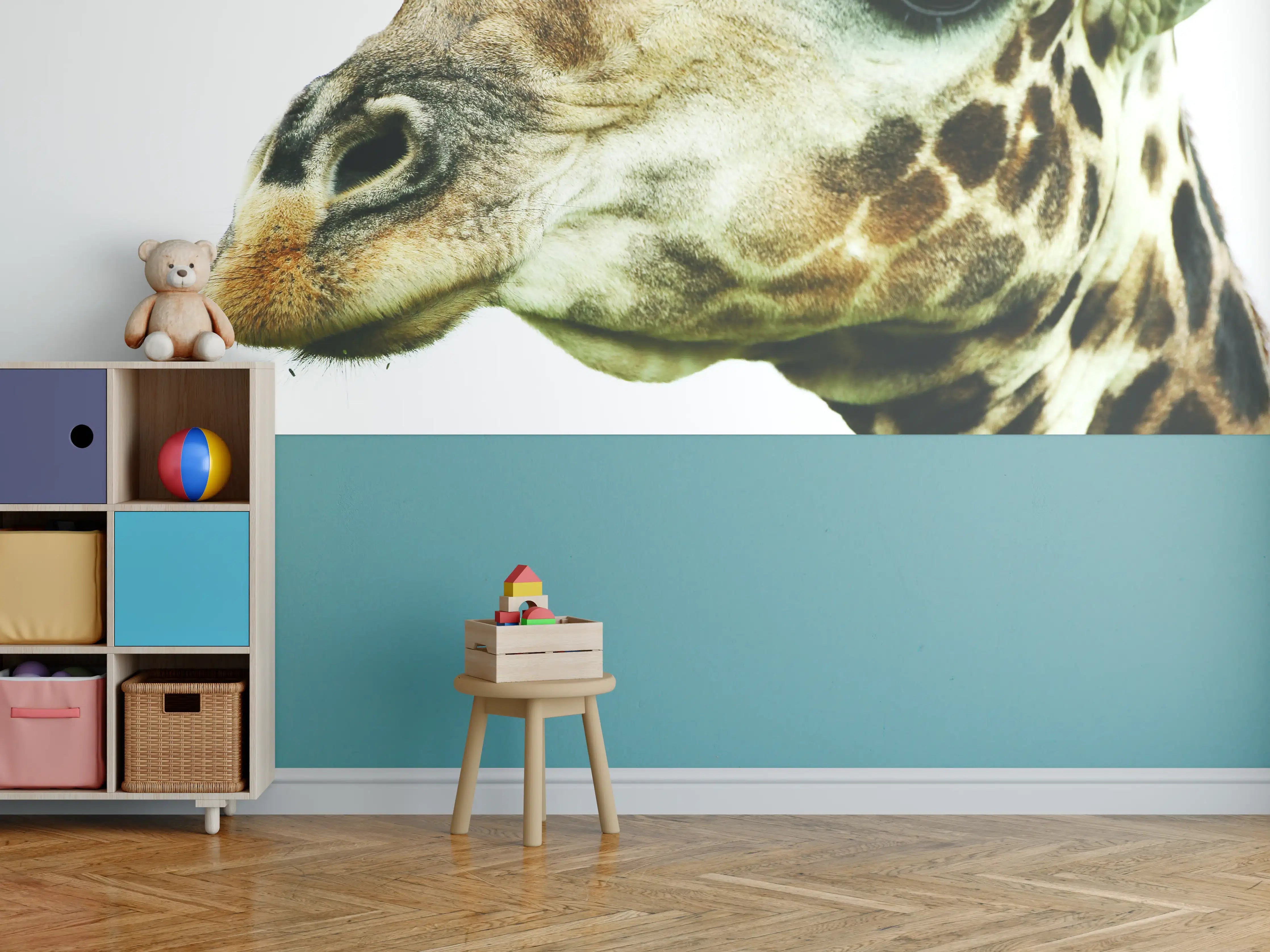 Kinderzimmer Wandgestaltung - Giraffe - Nahaufnahme