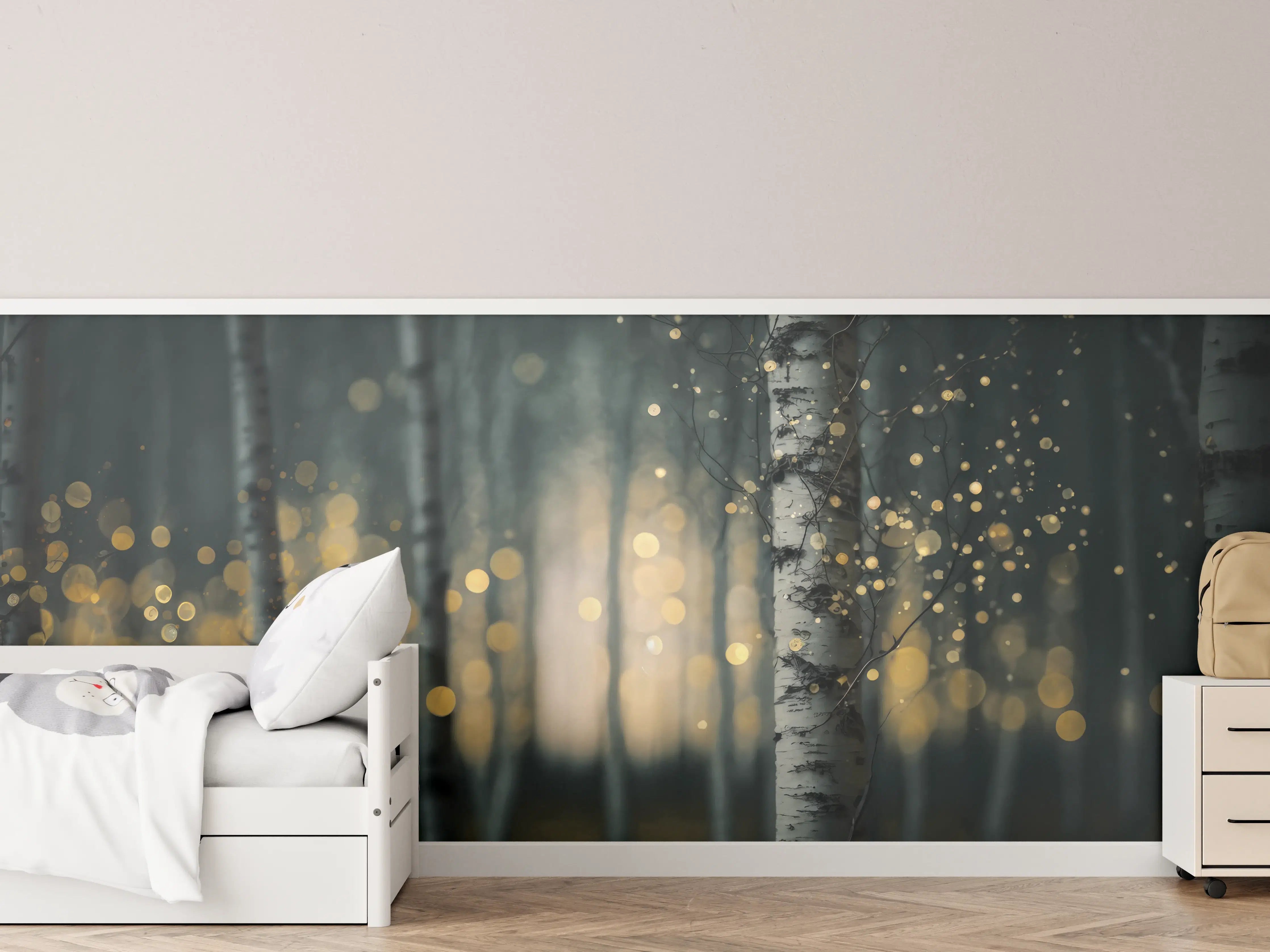 Kinderzimmer Wandgestaltung - Glühender Magischer Wald