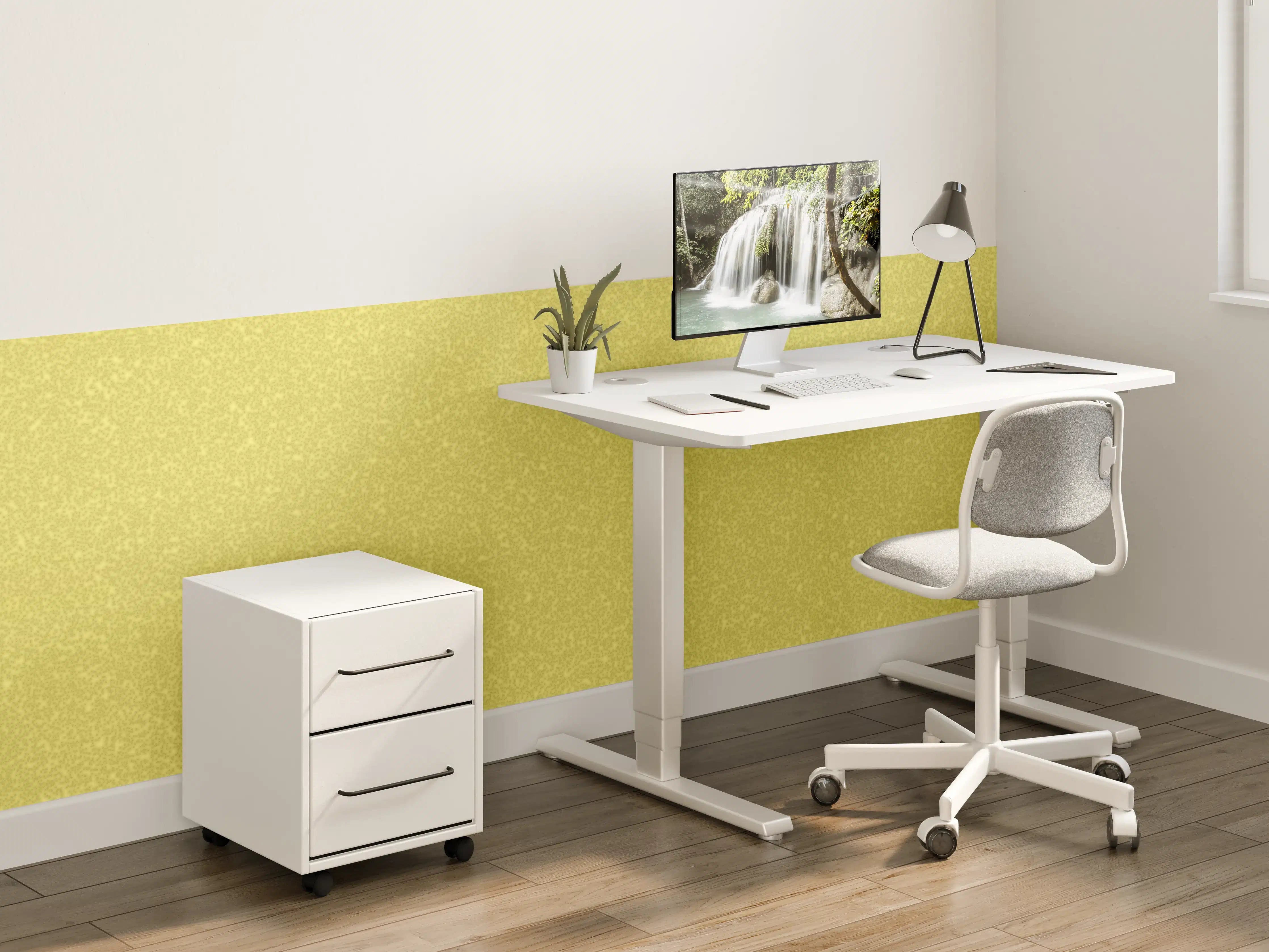 Kinderzimmer Wandgestaltung - Goldene Glitzerfarbe mit subtilen Schattierungen