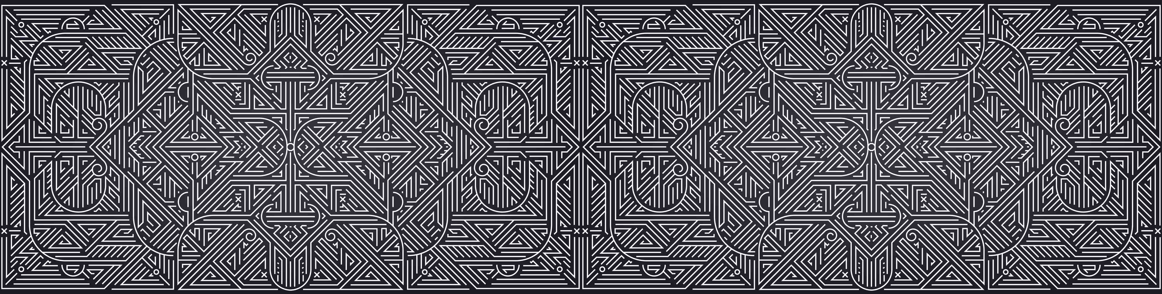 Kinderzimmer Wandgestaltung-Graue Akzente: Geometrische Wandideen