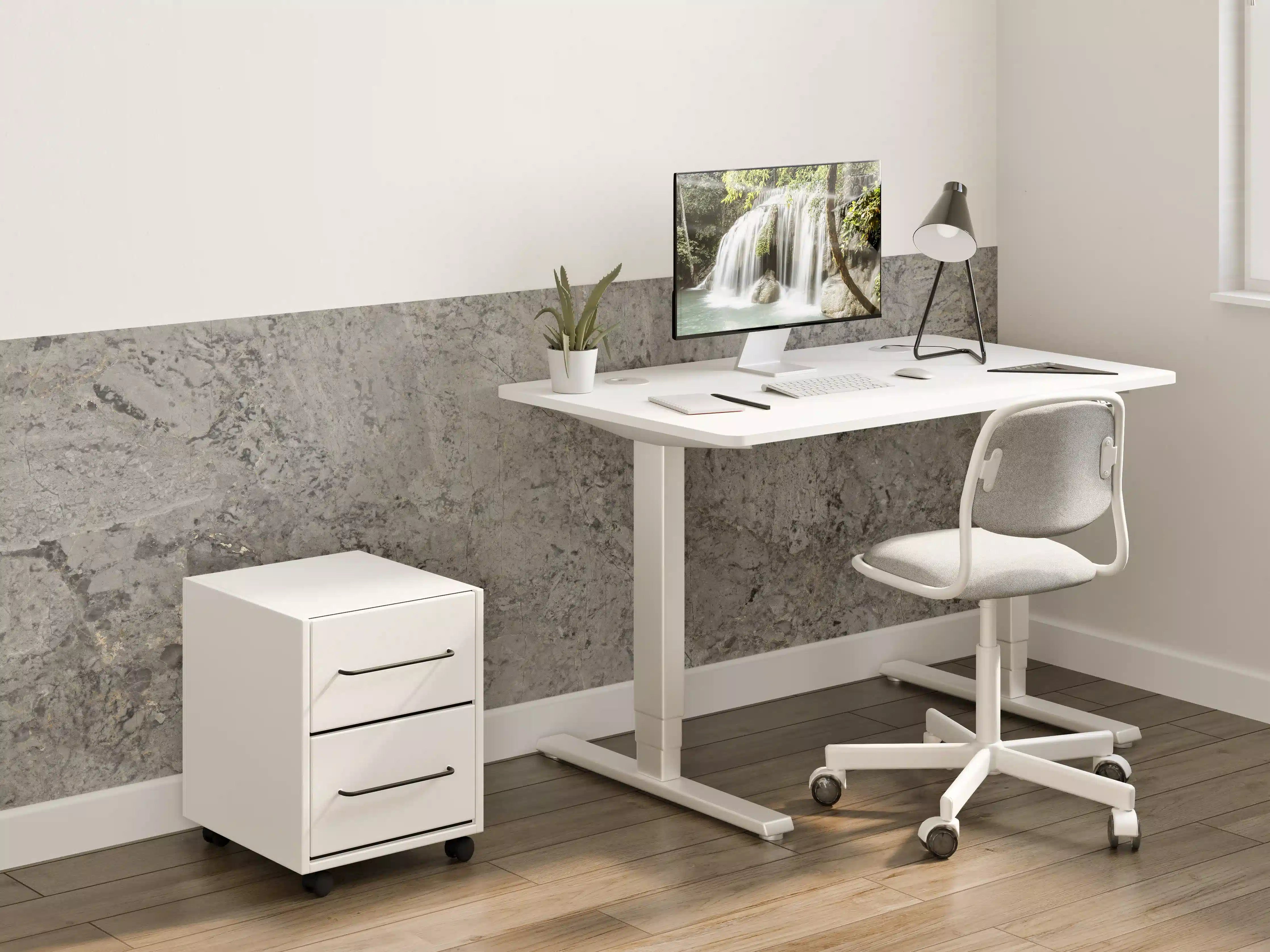 Kinderzimmer Wandgestaltung - Graue Granit Textur