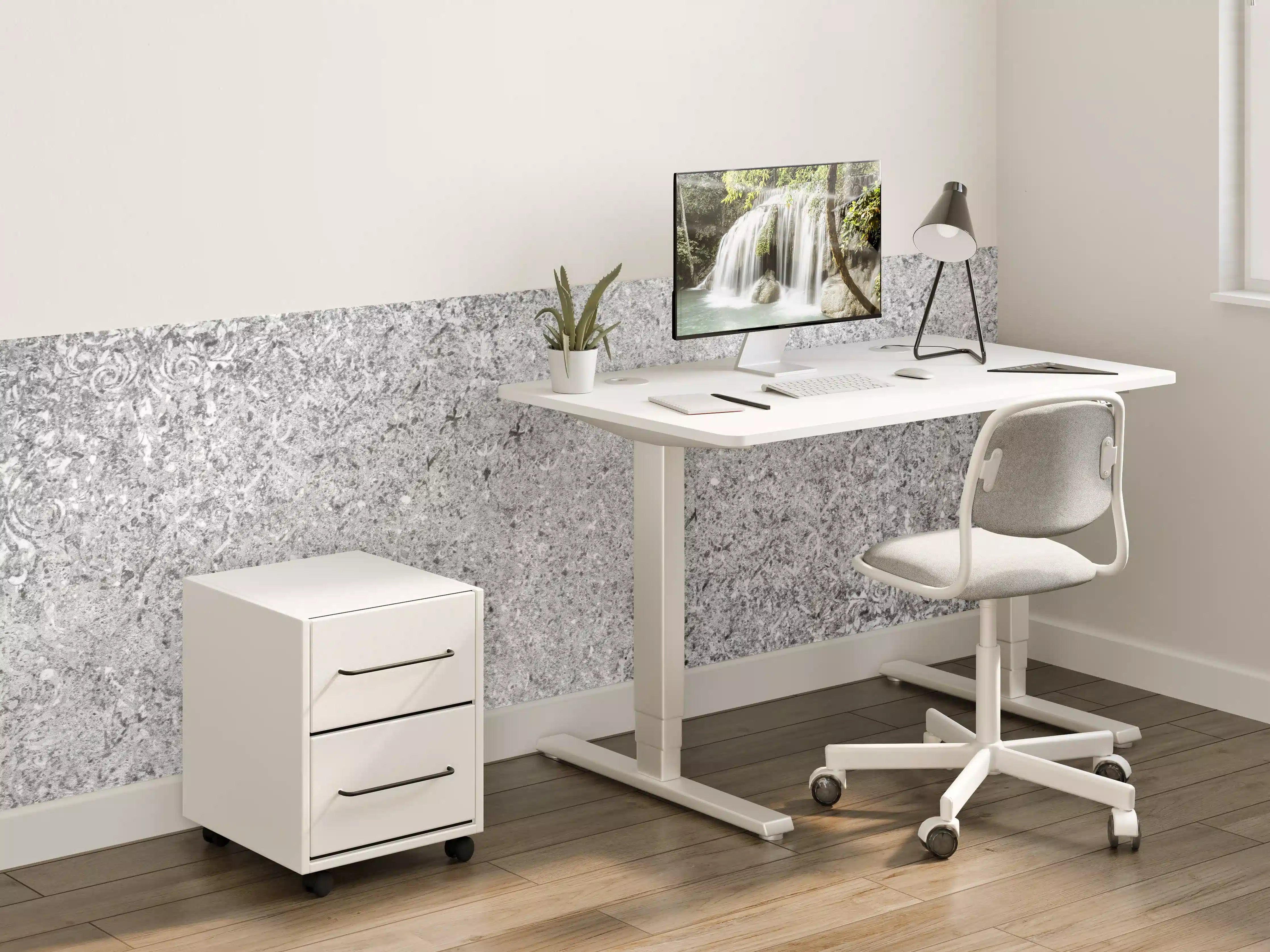 Kinderzimmer Wandgestaltung - Graue schäbige Betonwand