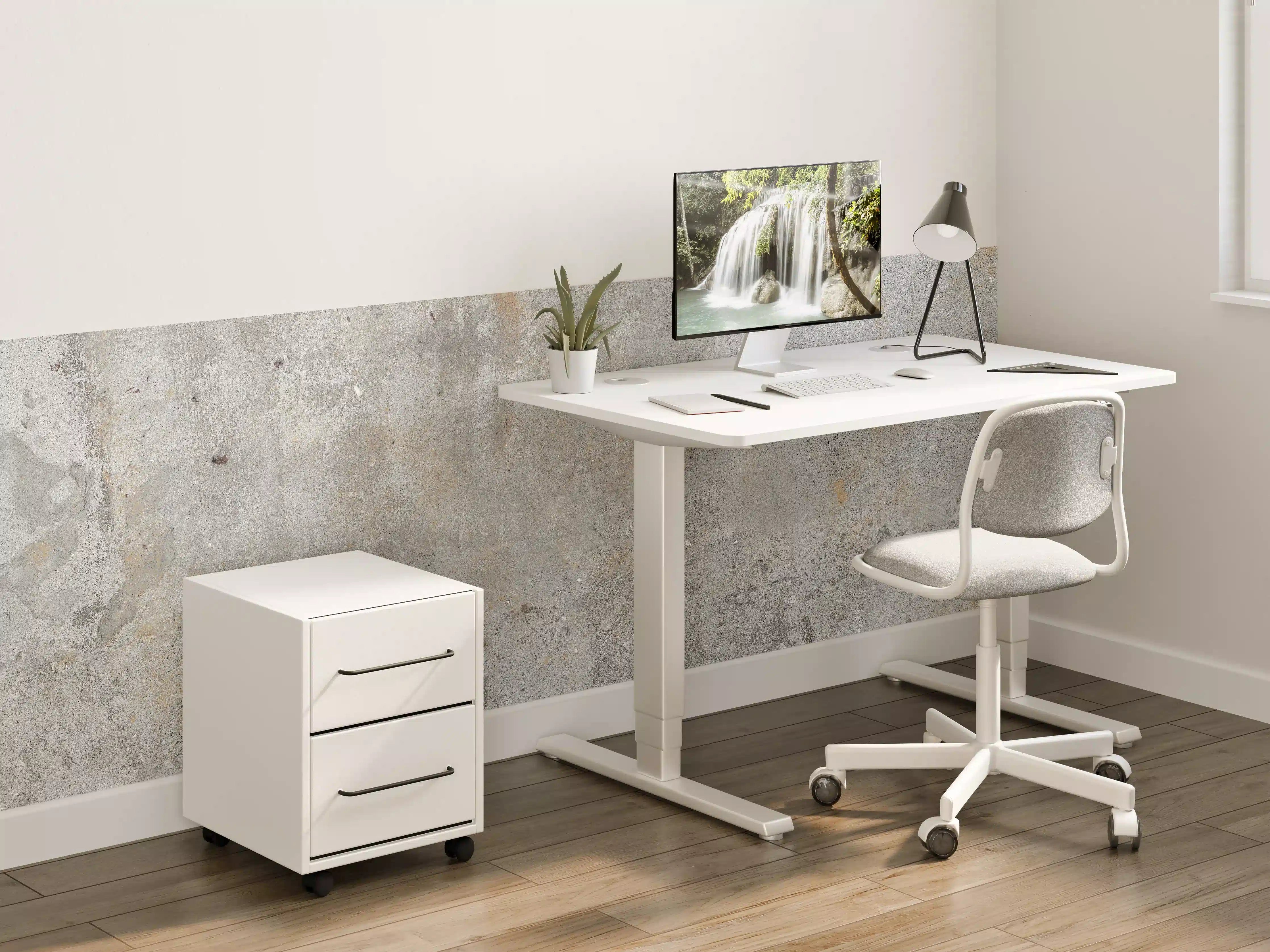 Kinderzimmer Wandgestaltung - Grauer rustikaler Beton