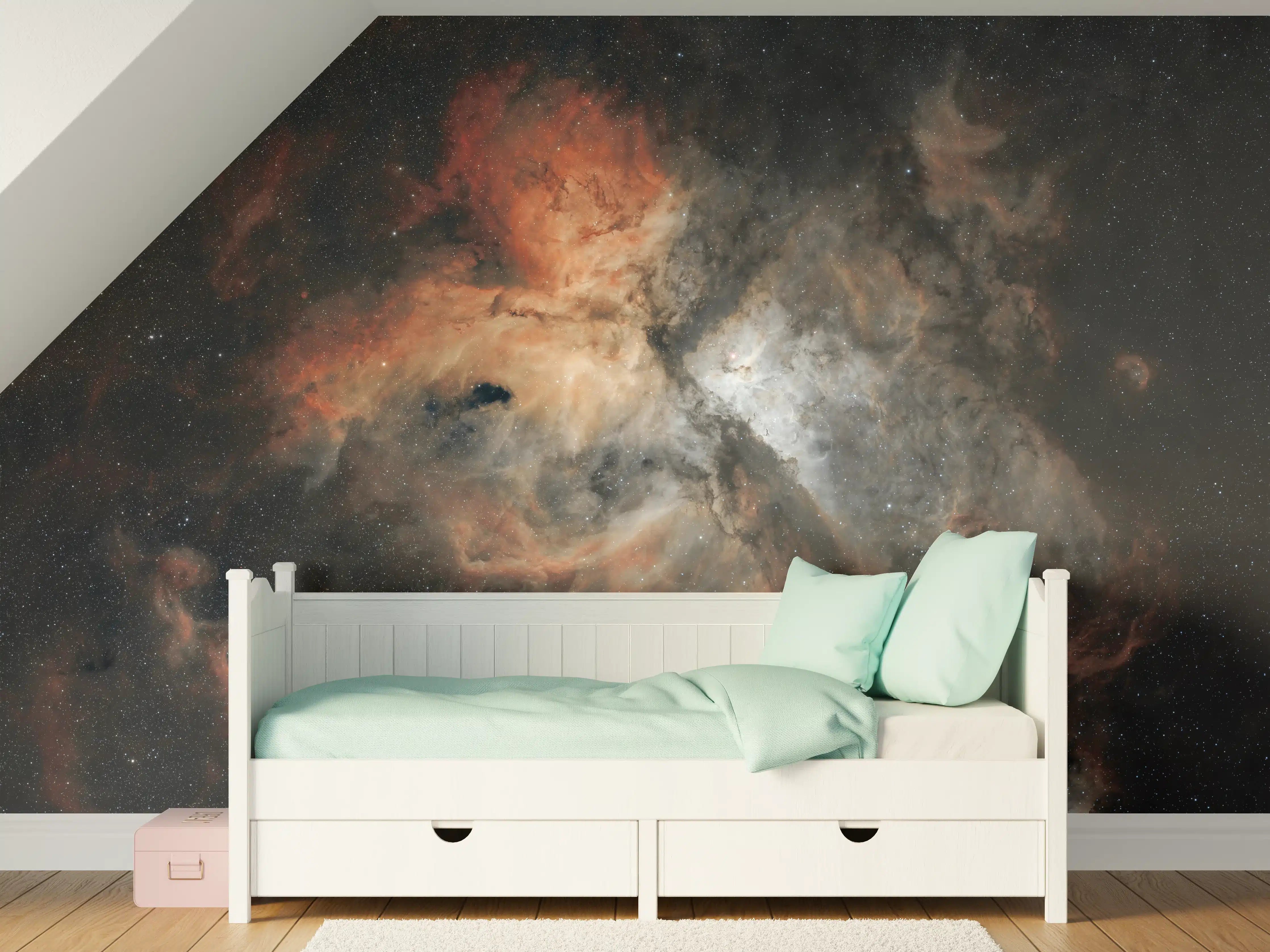 Kinderzimmer Wandgestaltung - Great Carina Nebula