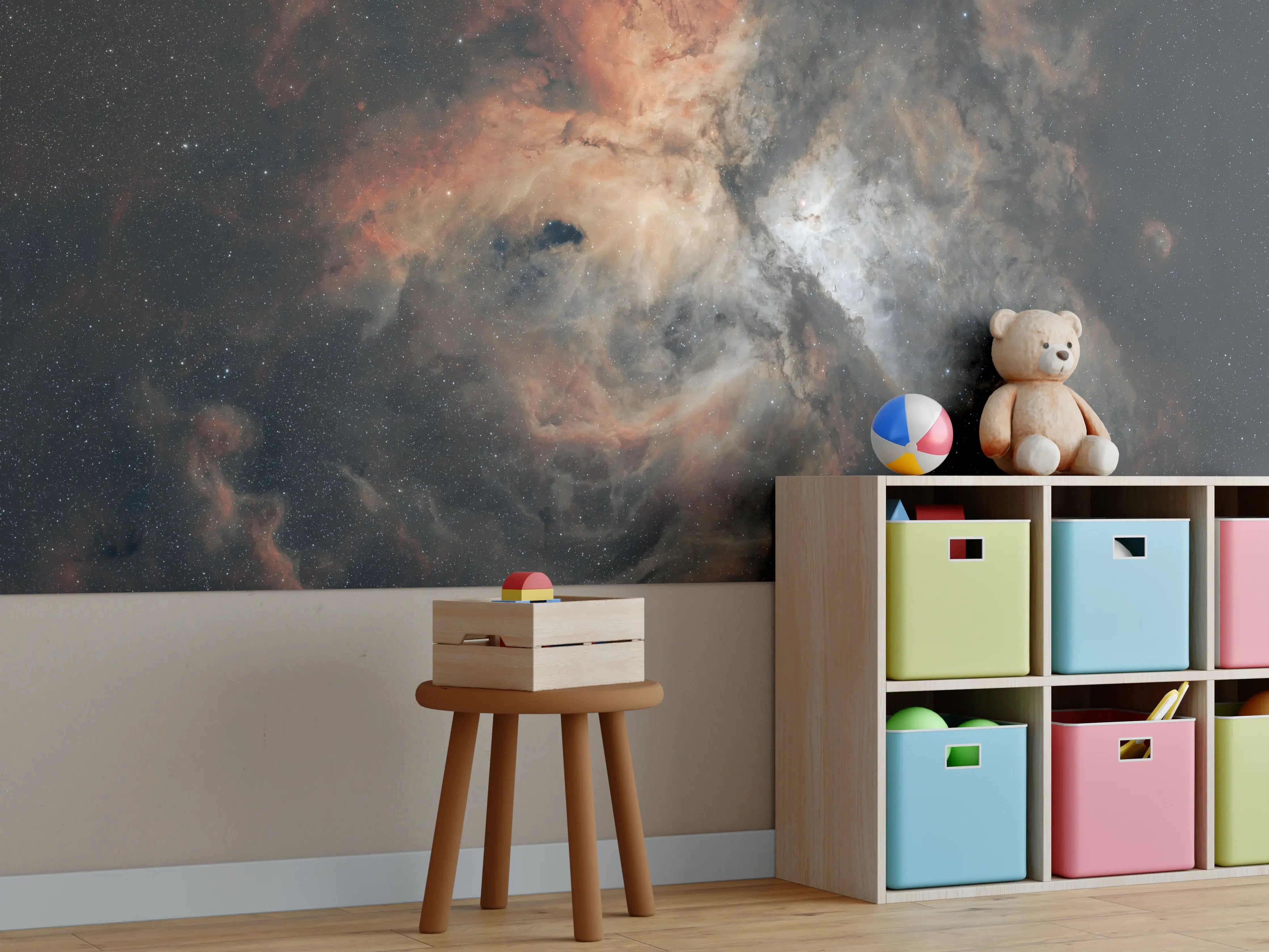 Kinderzimmer Wandgestaltung - Great Carina Nebula