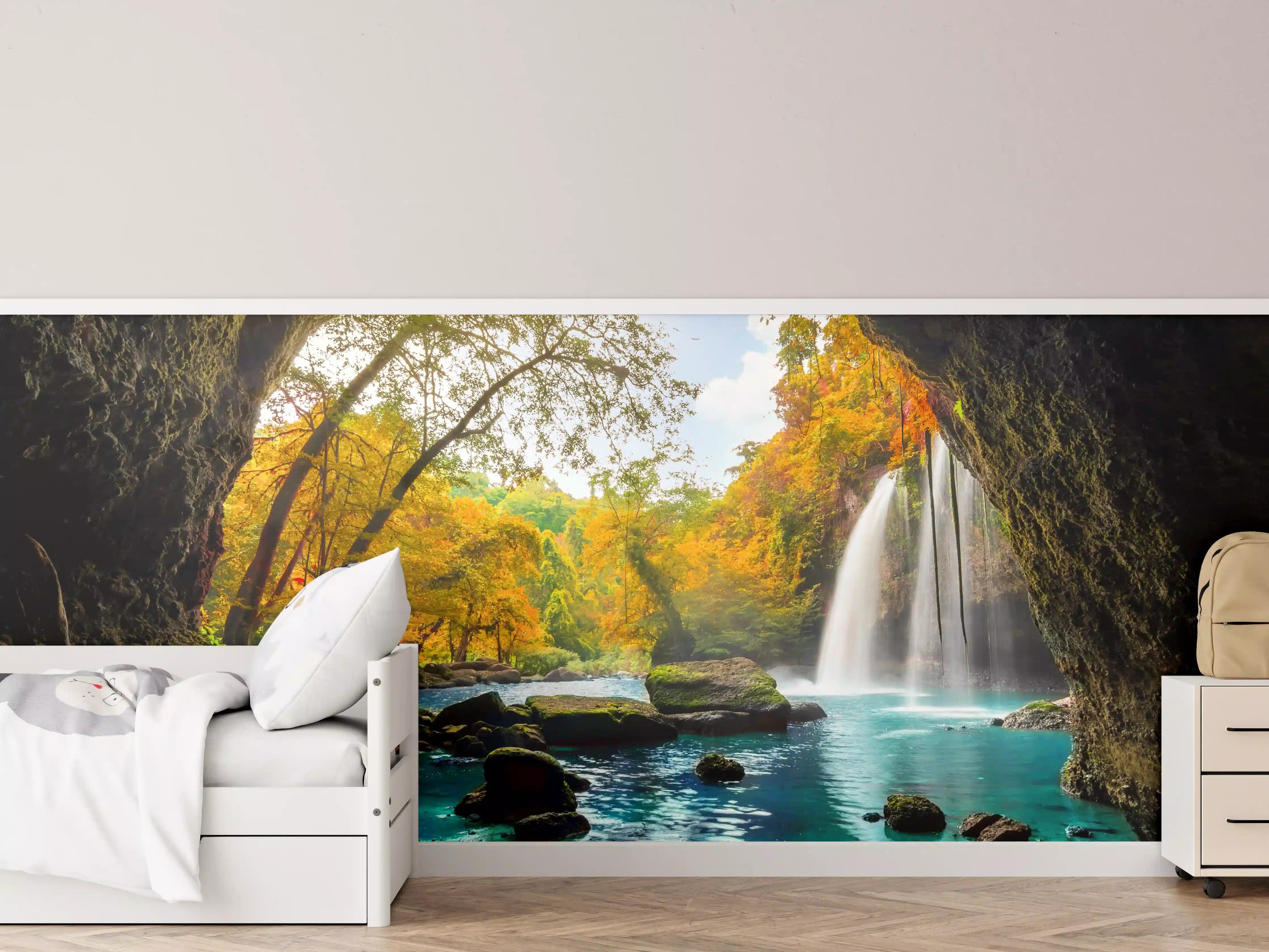 Kinderzimmer Wandgestaltung - Heo Suwat Wasserfall in Thailand