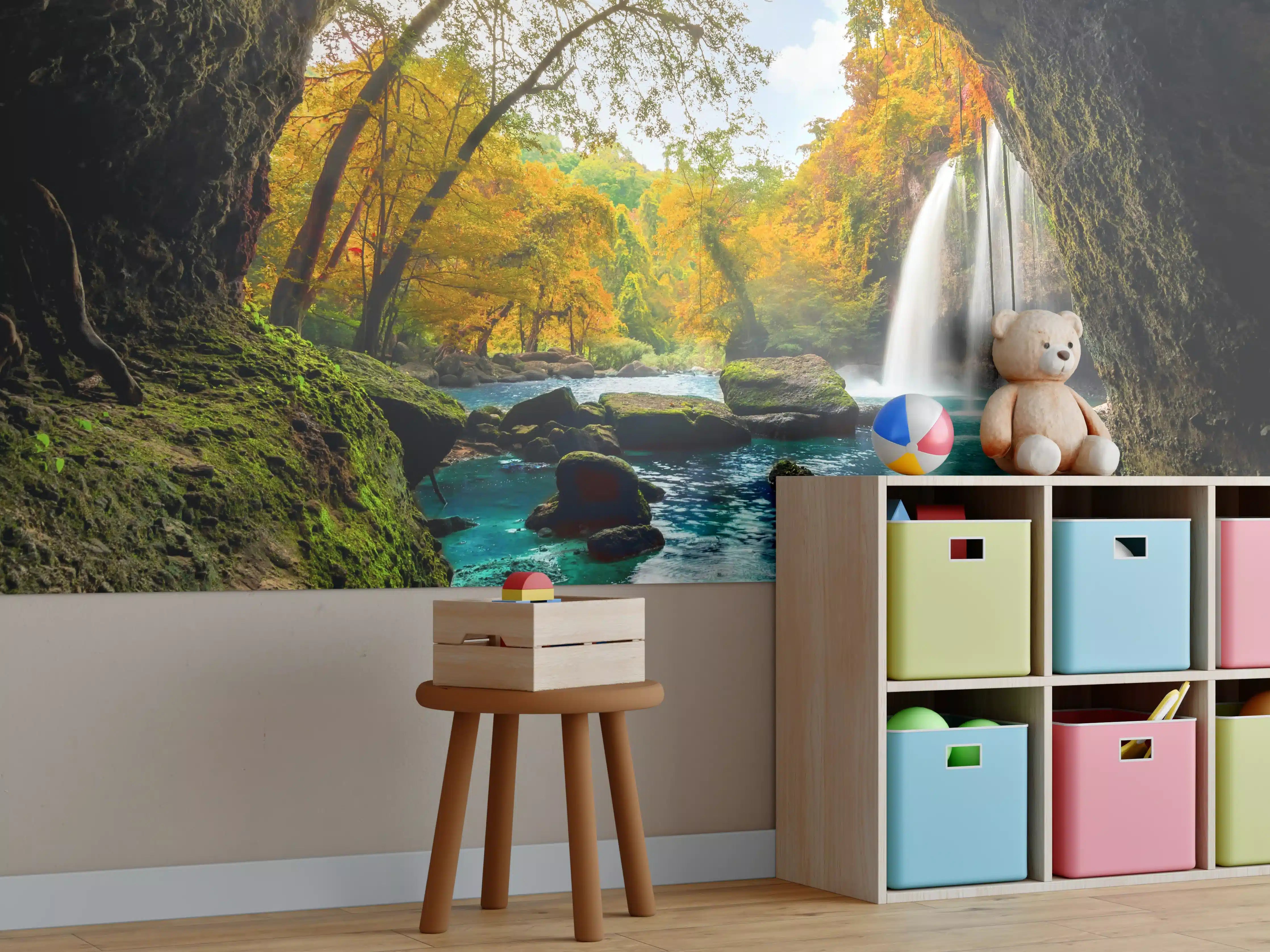 Kinderzimmer Wandgestaltung - Heo Suwat Wasserfall in Thailand