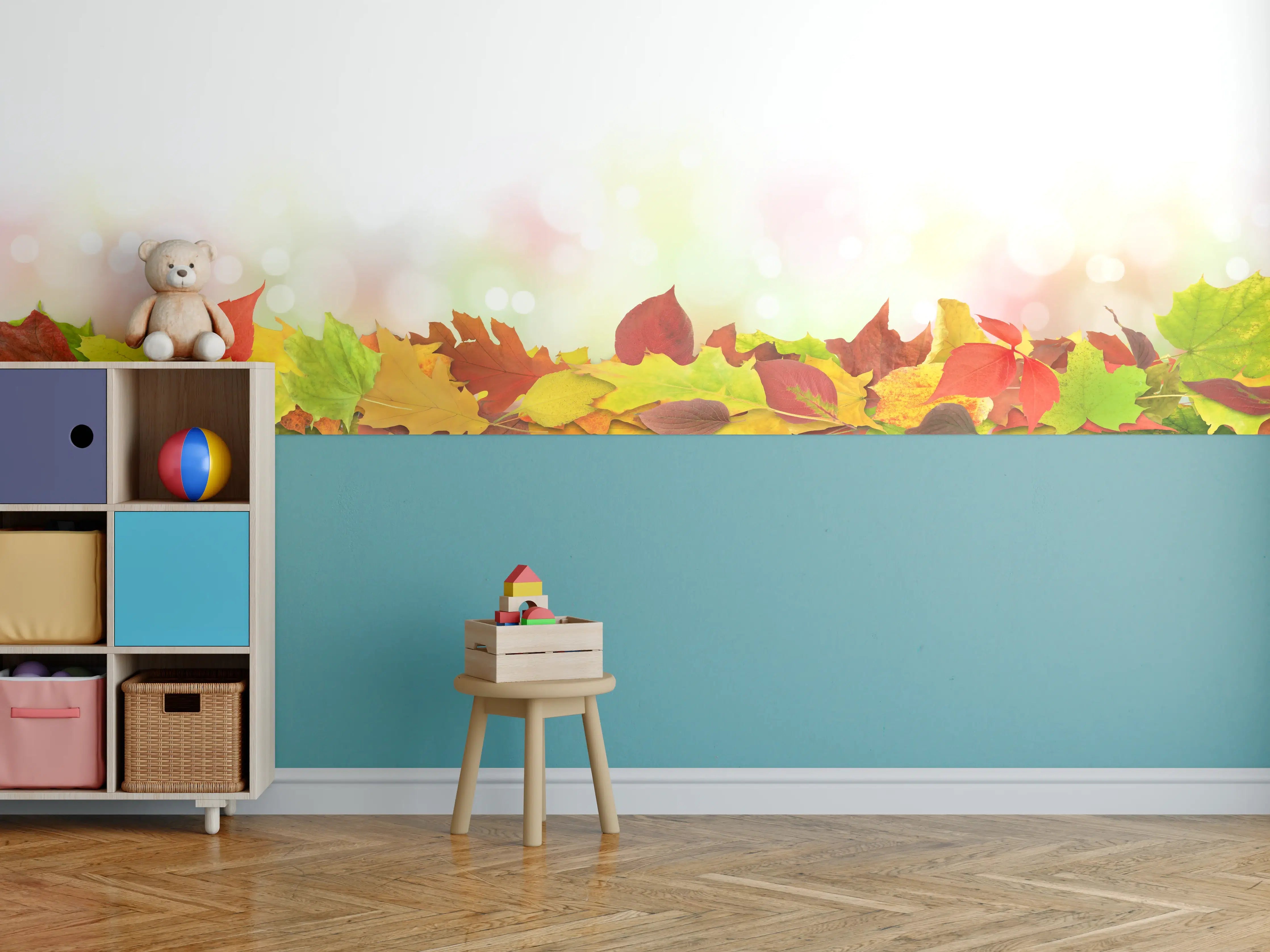 Kinderzimmer Wandgestaltung - Herbst Fantasie