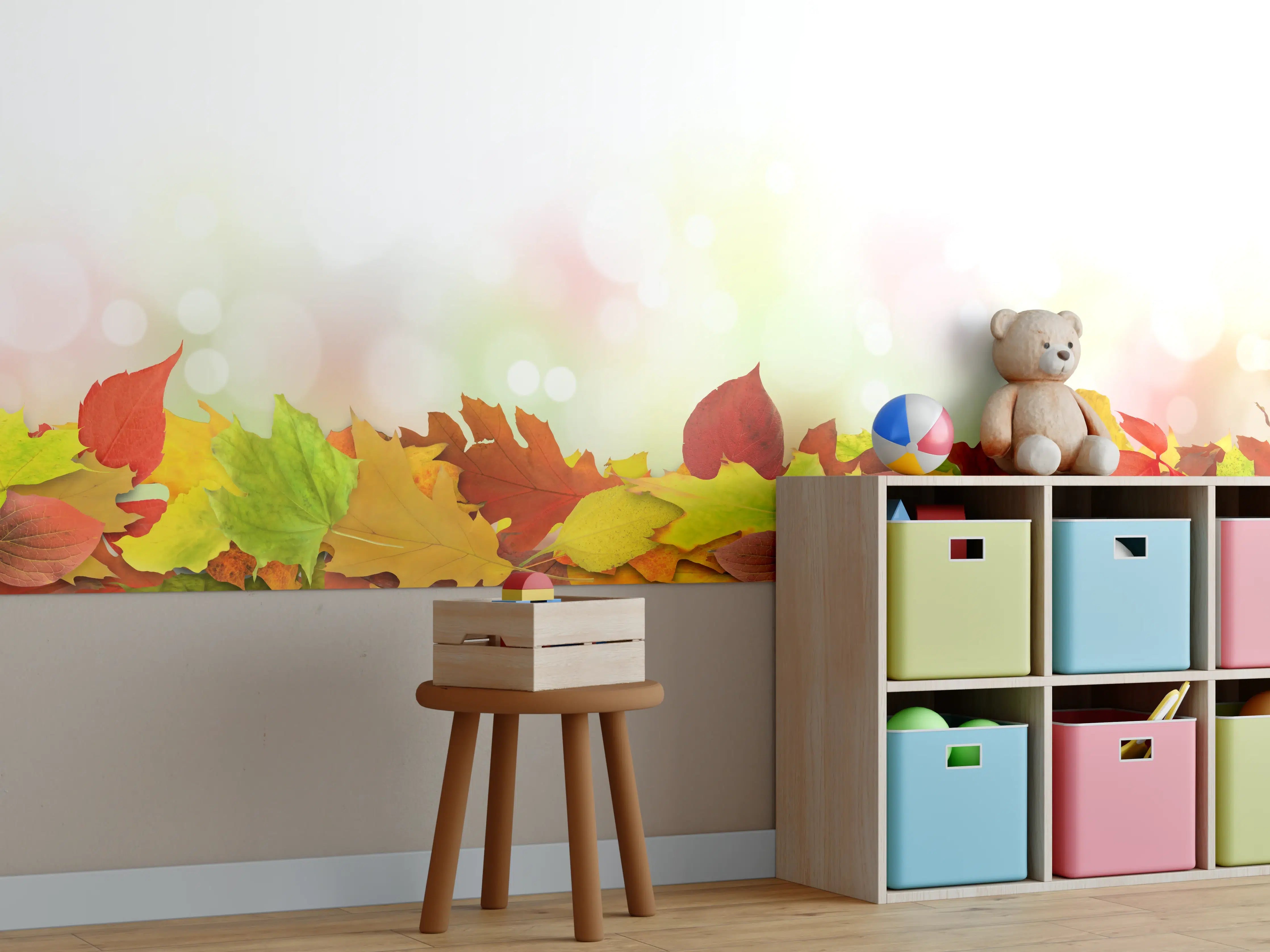Kinderzimmer Wandgestaltung - Herbst Fantasie
