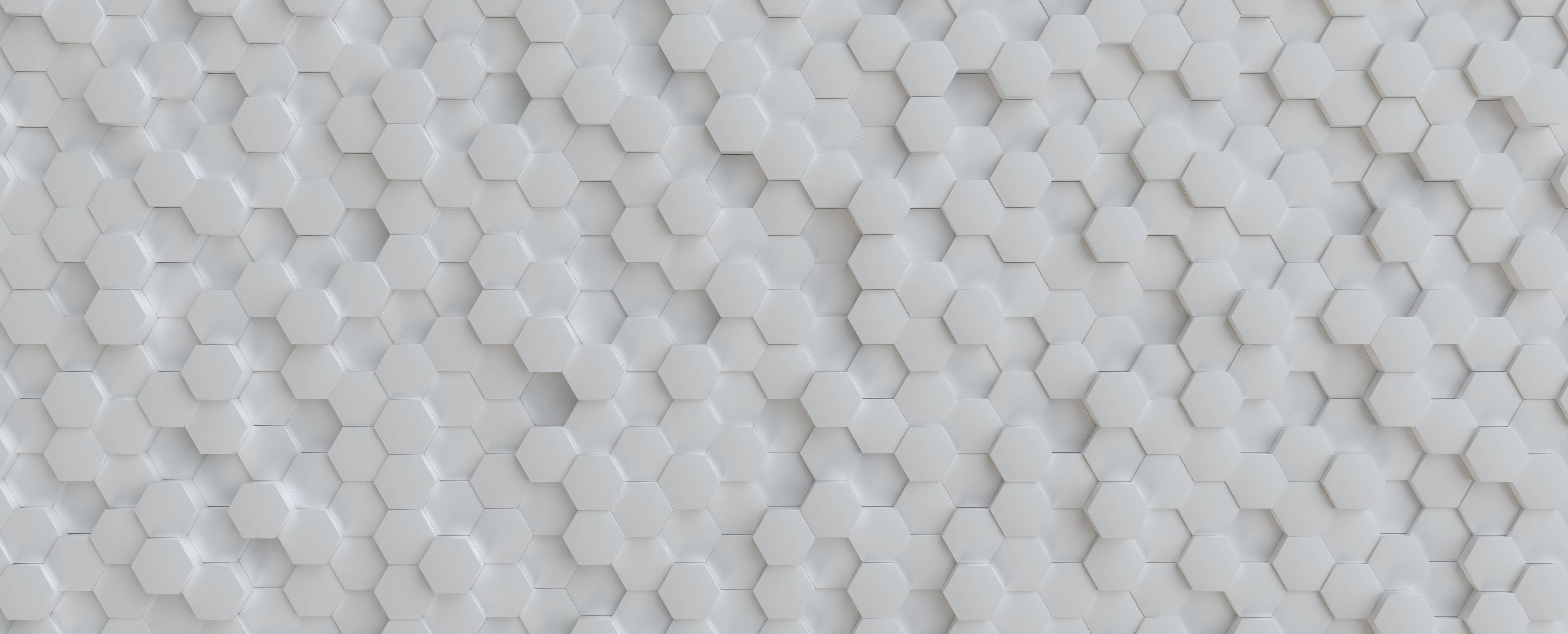 Kinderzimmer Wandgestaltung-Hexagonale Hellgrau-Weiß Textur