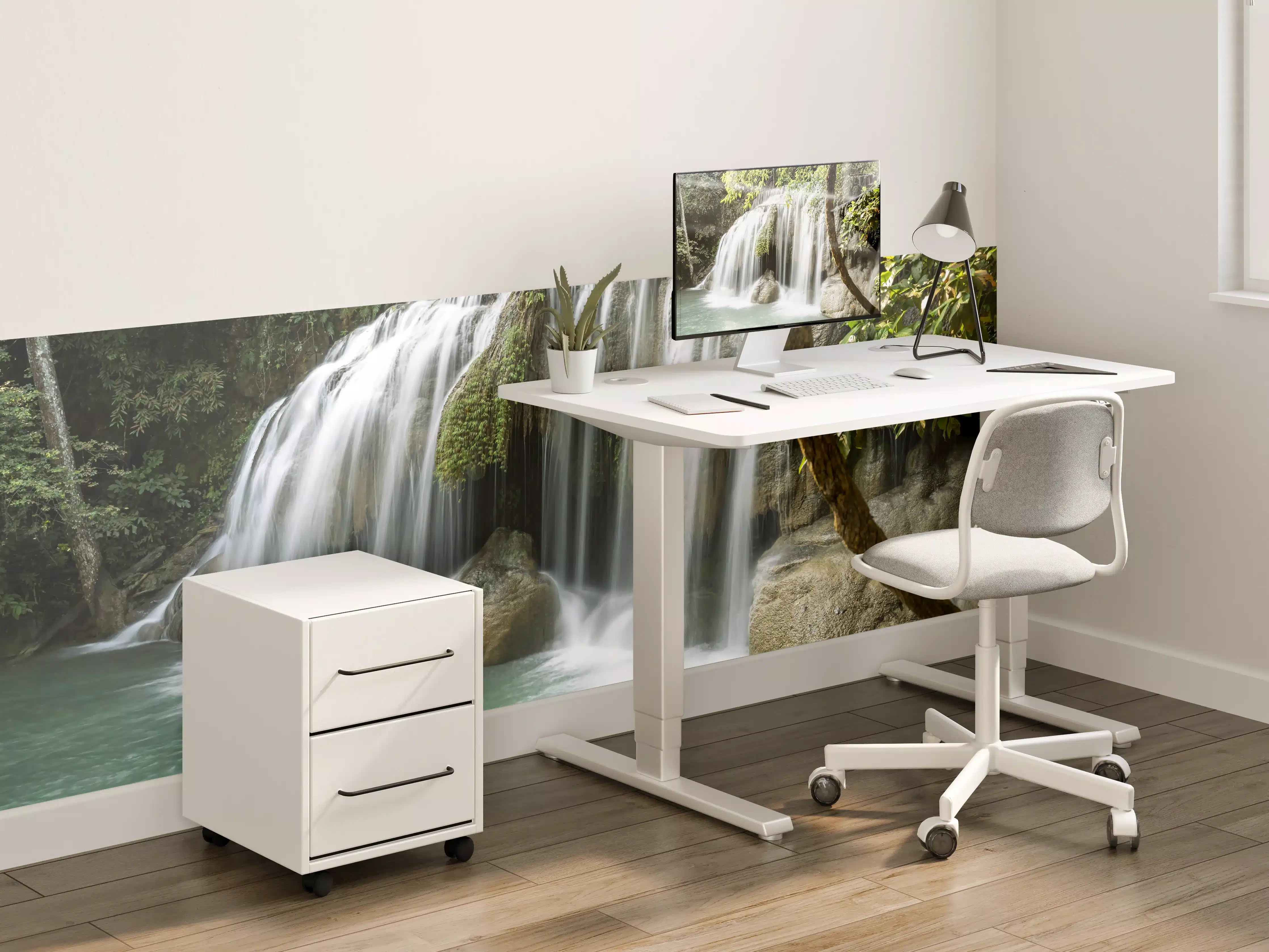 Kinderzimmer Wandgestaltung - Himmlischer Erawan-Wasserfall - Thailand