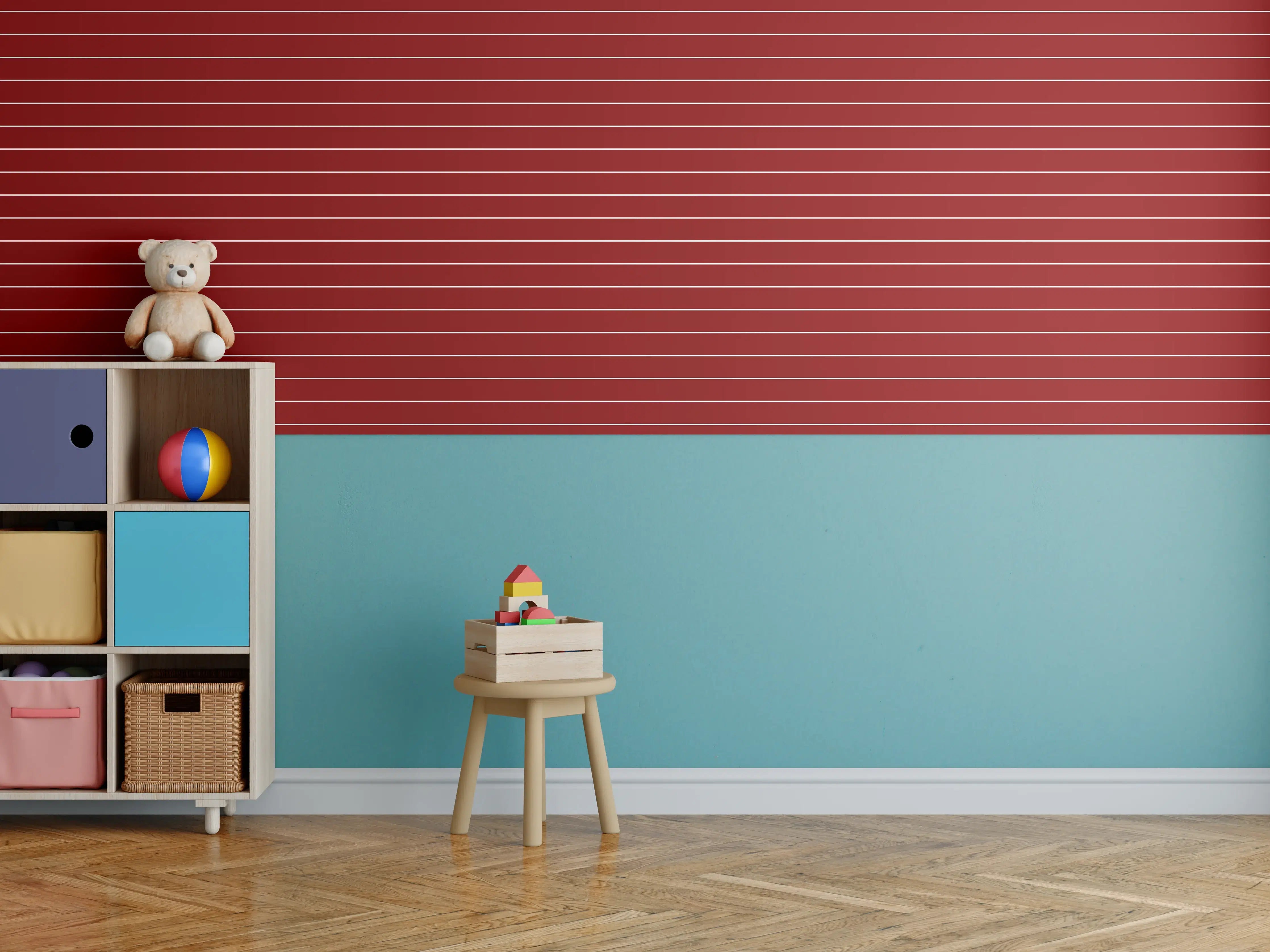 Kinderzimmer Wandgestaltung - Hochwertige Weiß-Grau-Marmor-Textur mit feinen Graunuancen