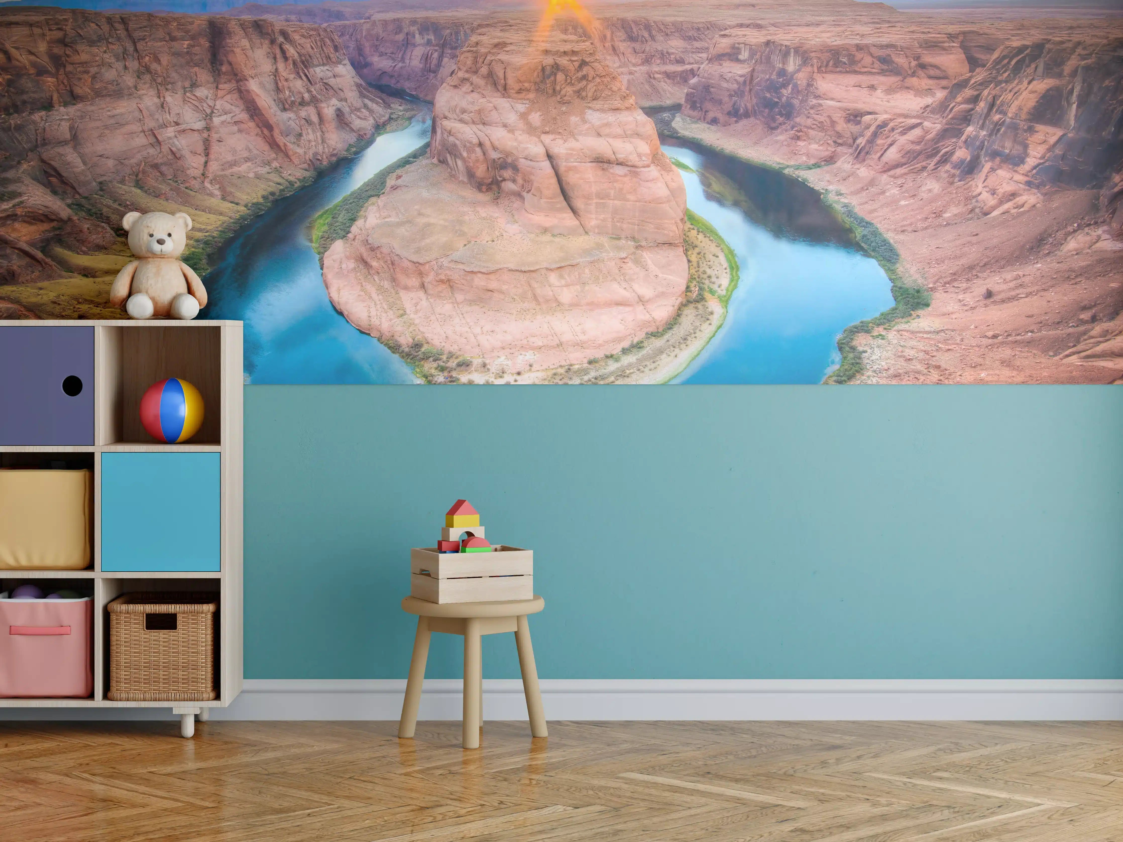 Kinderzimmer Wandgestaltung - Horseshoe Bend - Arizona