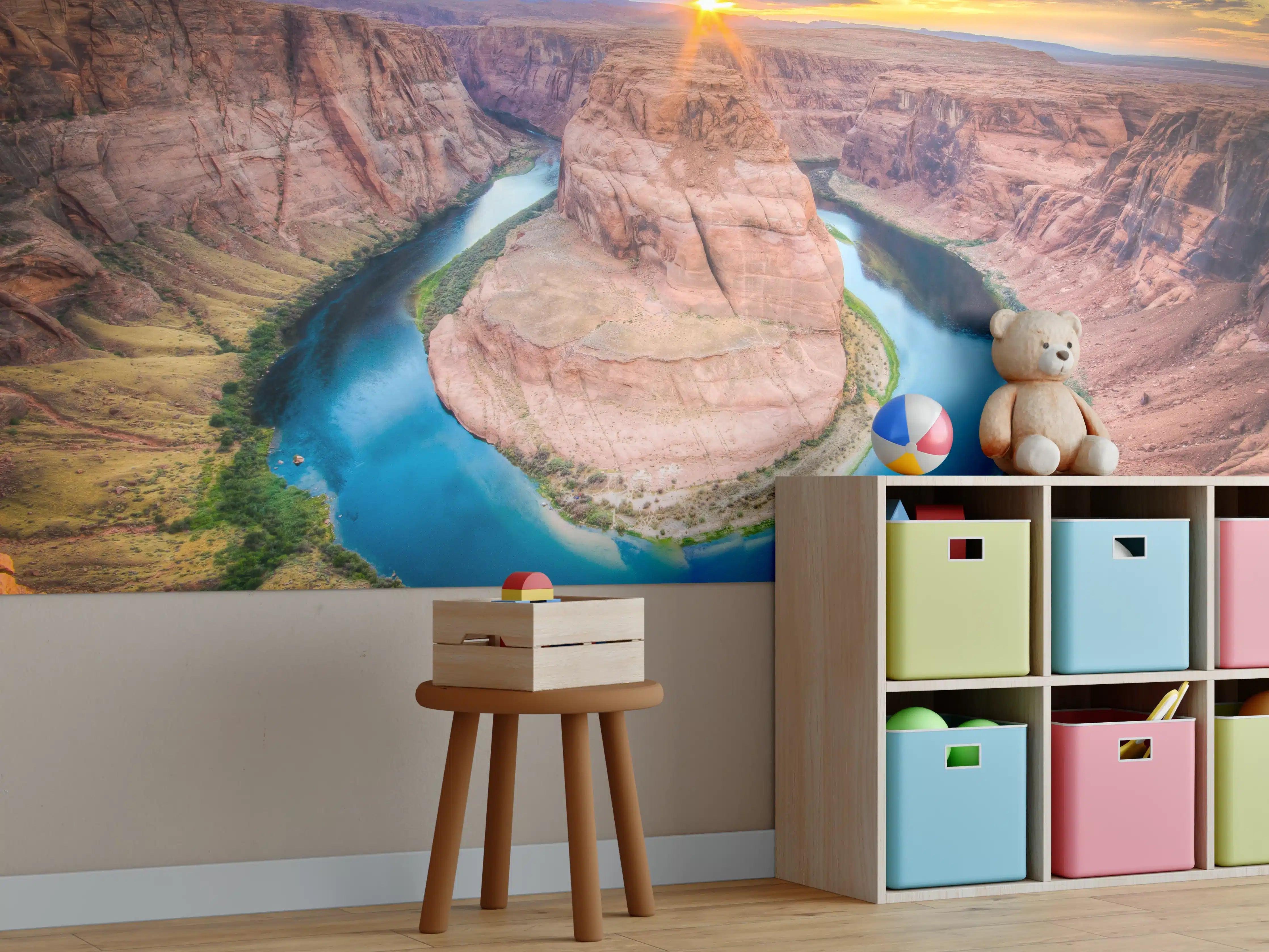 Kinderzimmer Wandgestaltung - Horseshoe Bend - Arizona