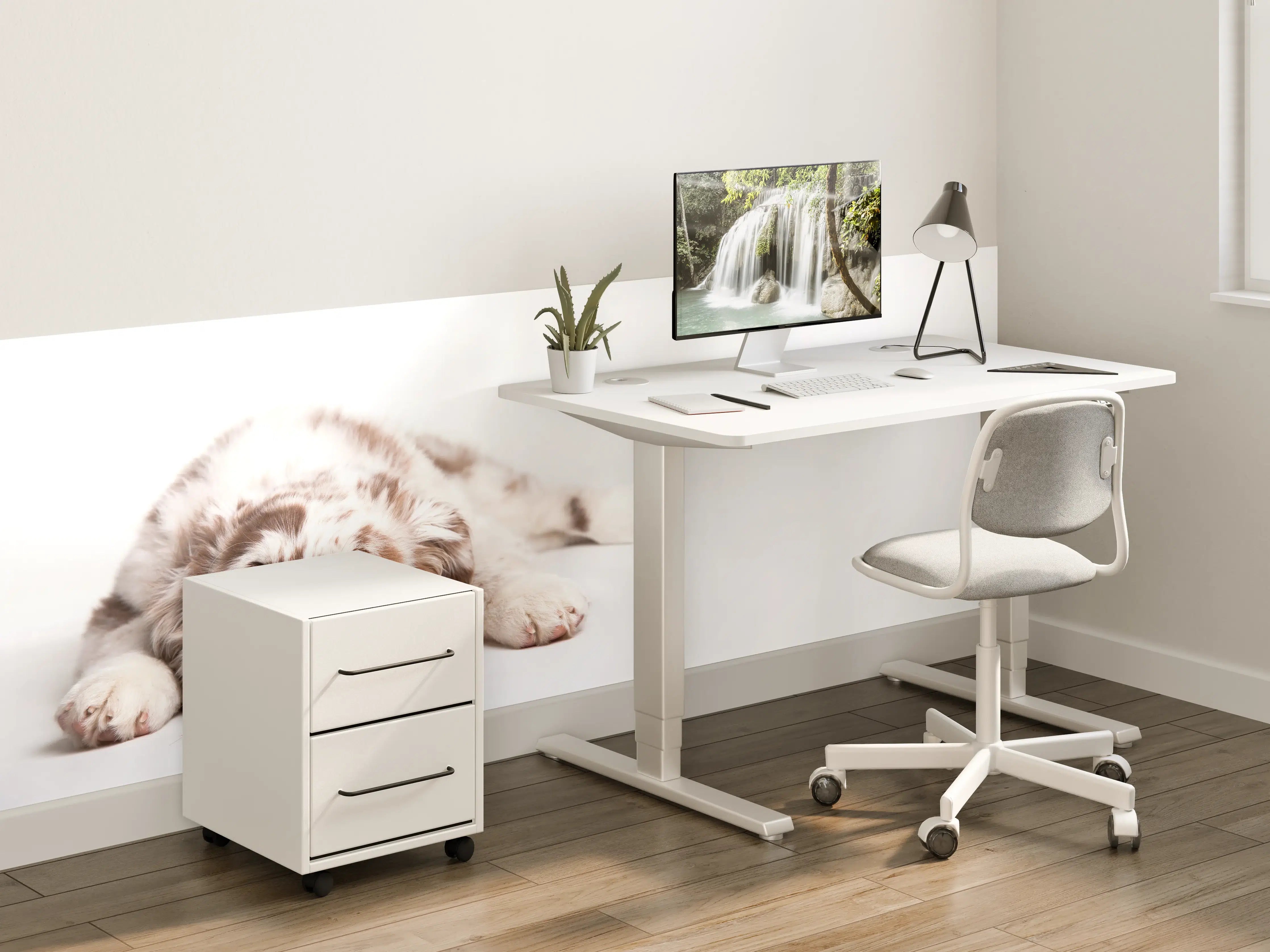 Kinderzimmer Wandgestaltung - Hunde Portrait - Australian Shepherd