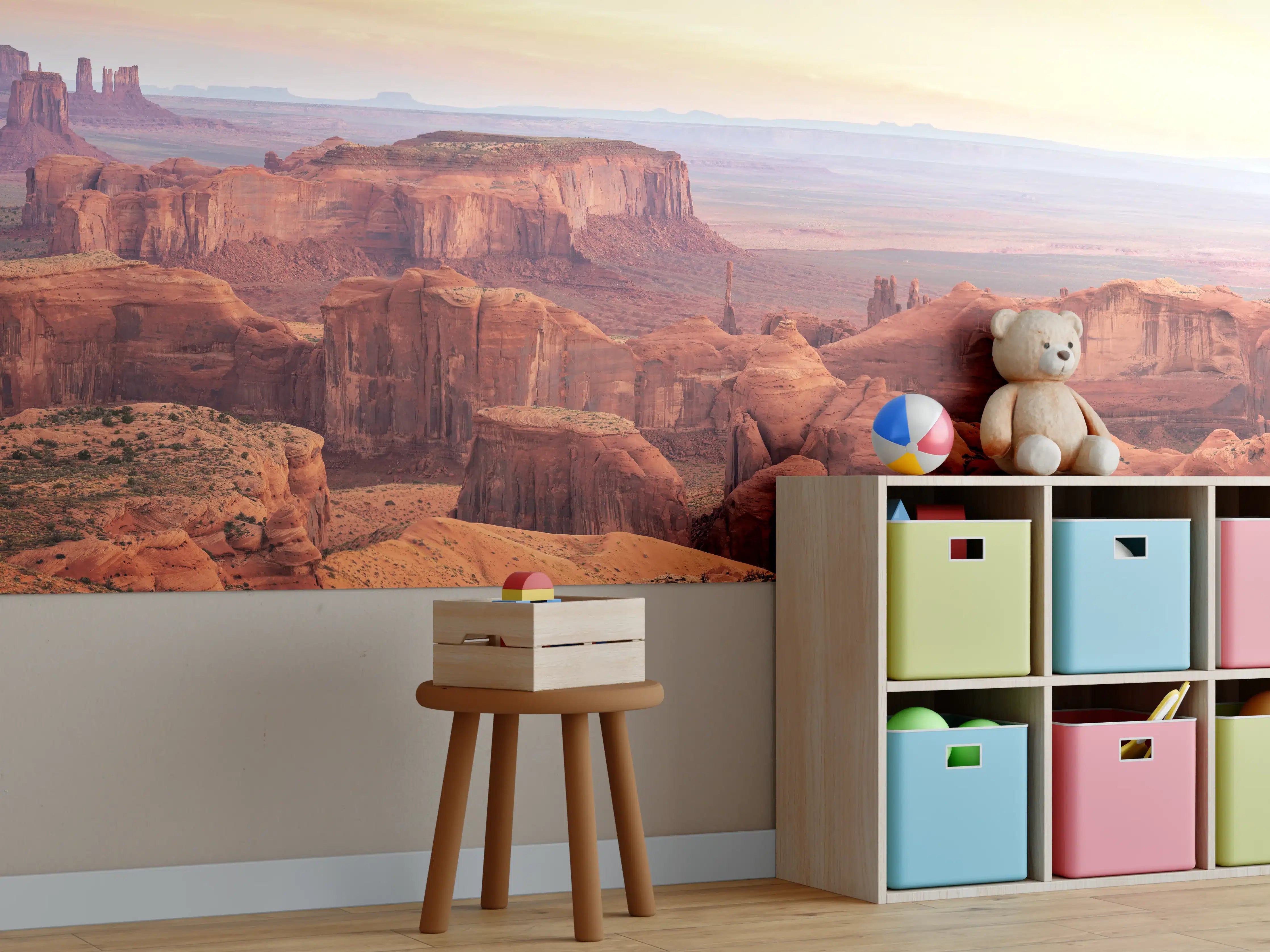 Kinderzimmer Wandgestaltung - Hunts Mesa Schlucht in Arizona