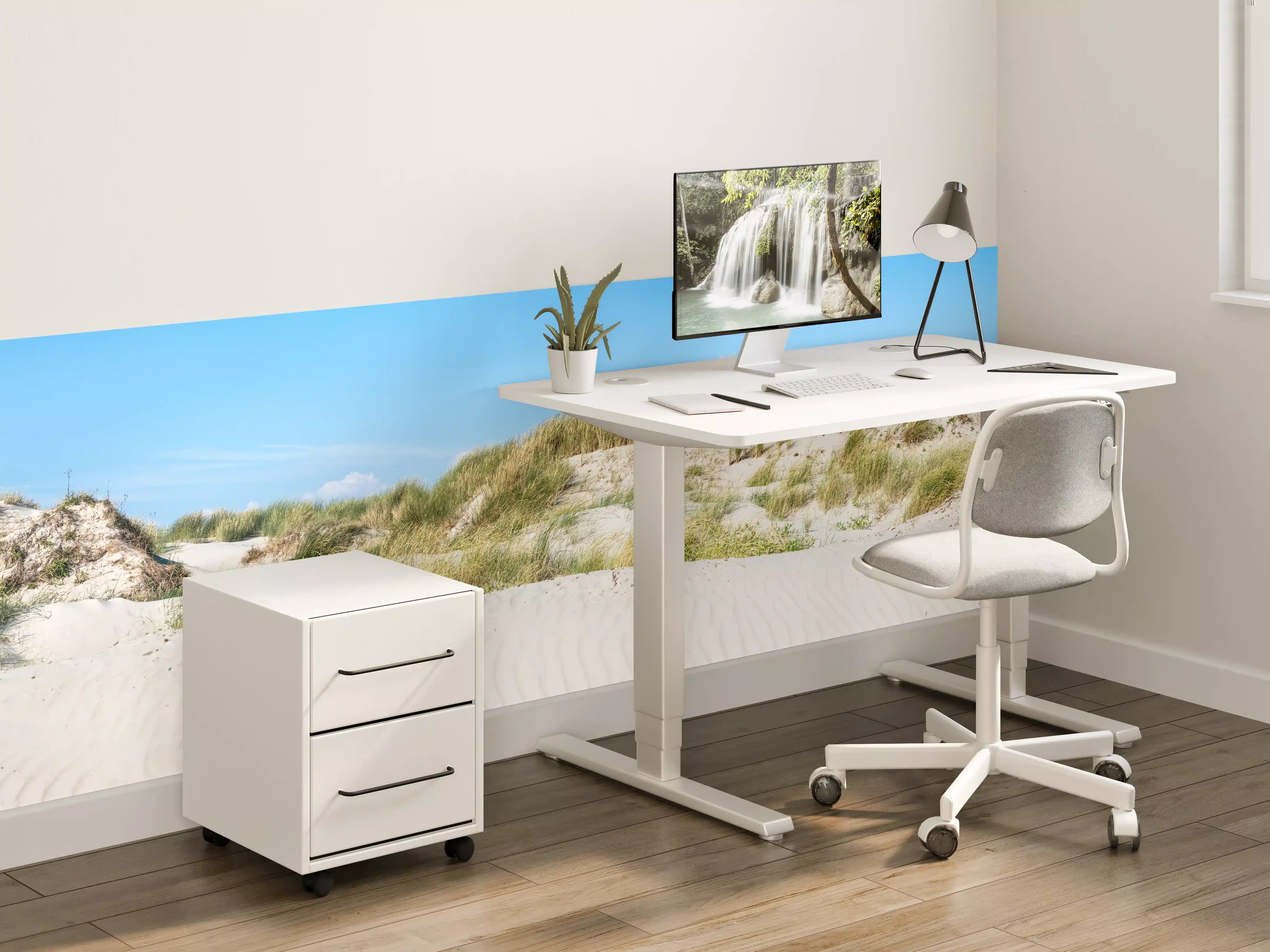 Kinderzimmer Wandgestaltung - Idyllische Dünenlandschaft im Sonnenschein