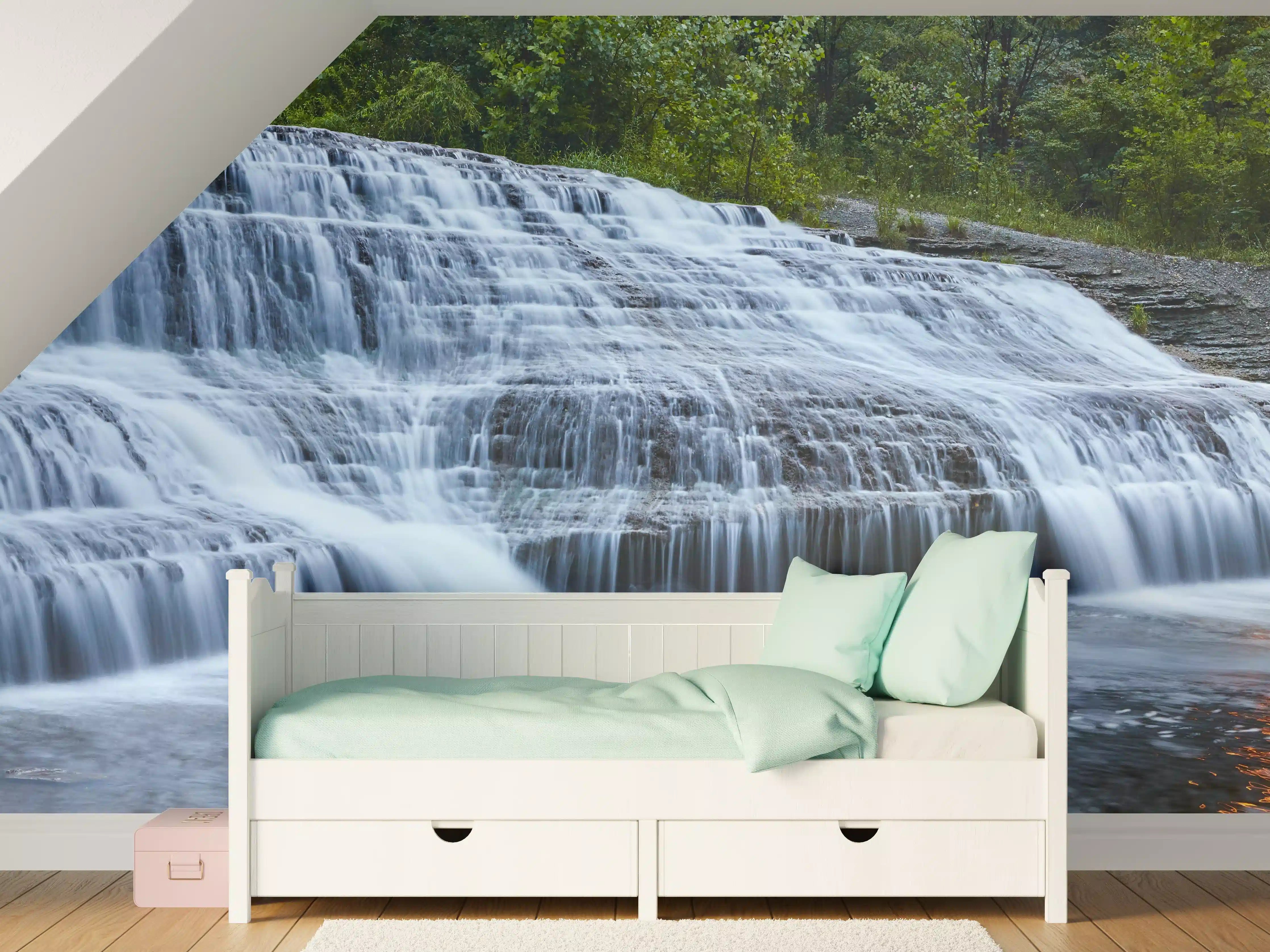 Kinderzimmer Wandgestaltung - Indiana Wasserfall