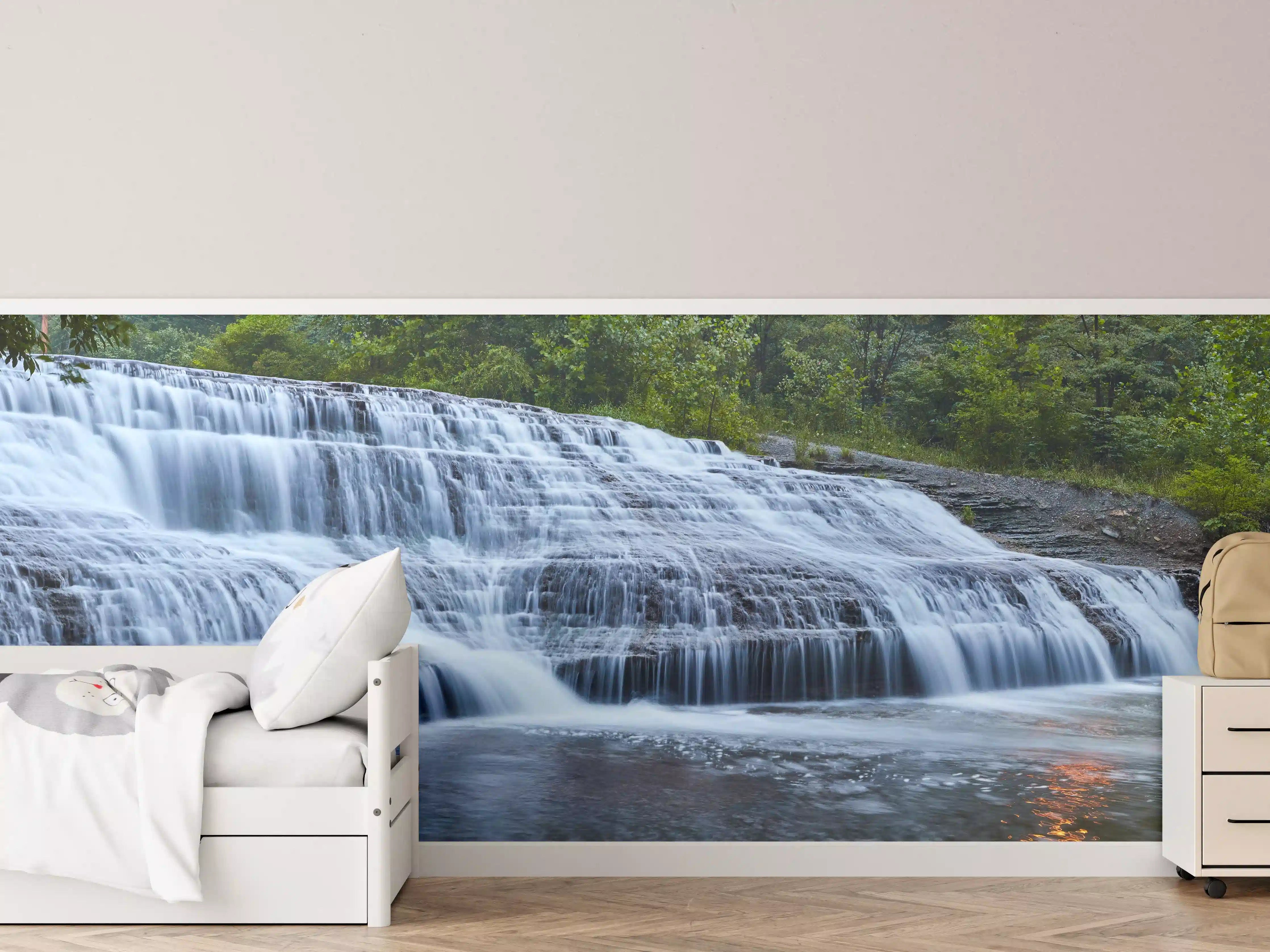 Kinderzimmer Wandgestaltung - Indiana Wasserfall
