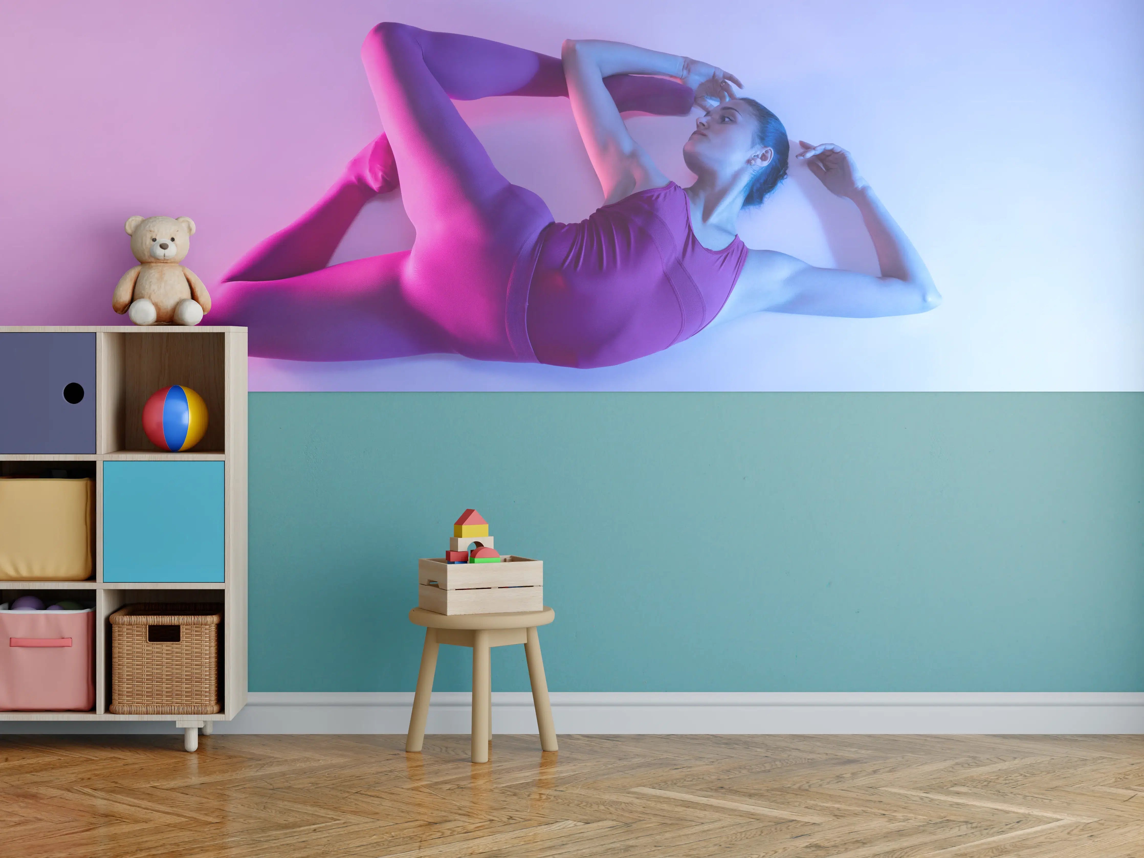 Kinderzimmer Wandgestaltung - Junge Balletttänzerin