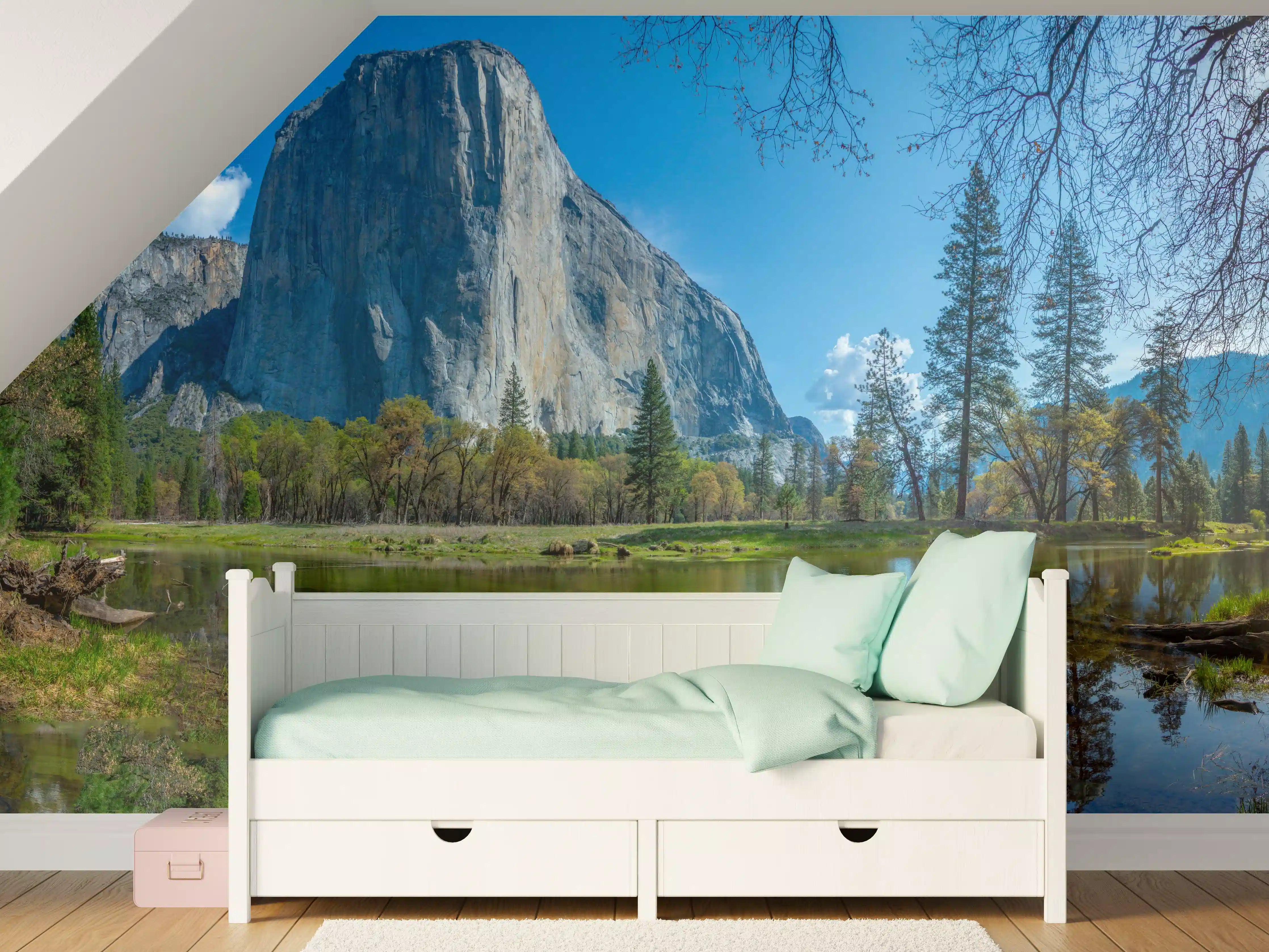Kinderzimmer Wandgestaltung - Kalifornische Berge