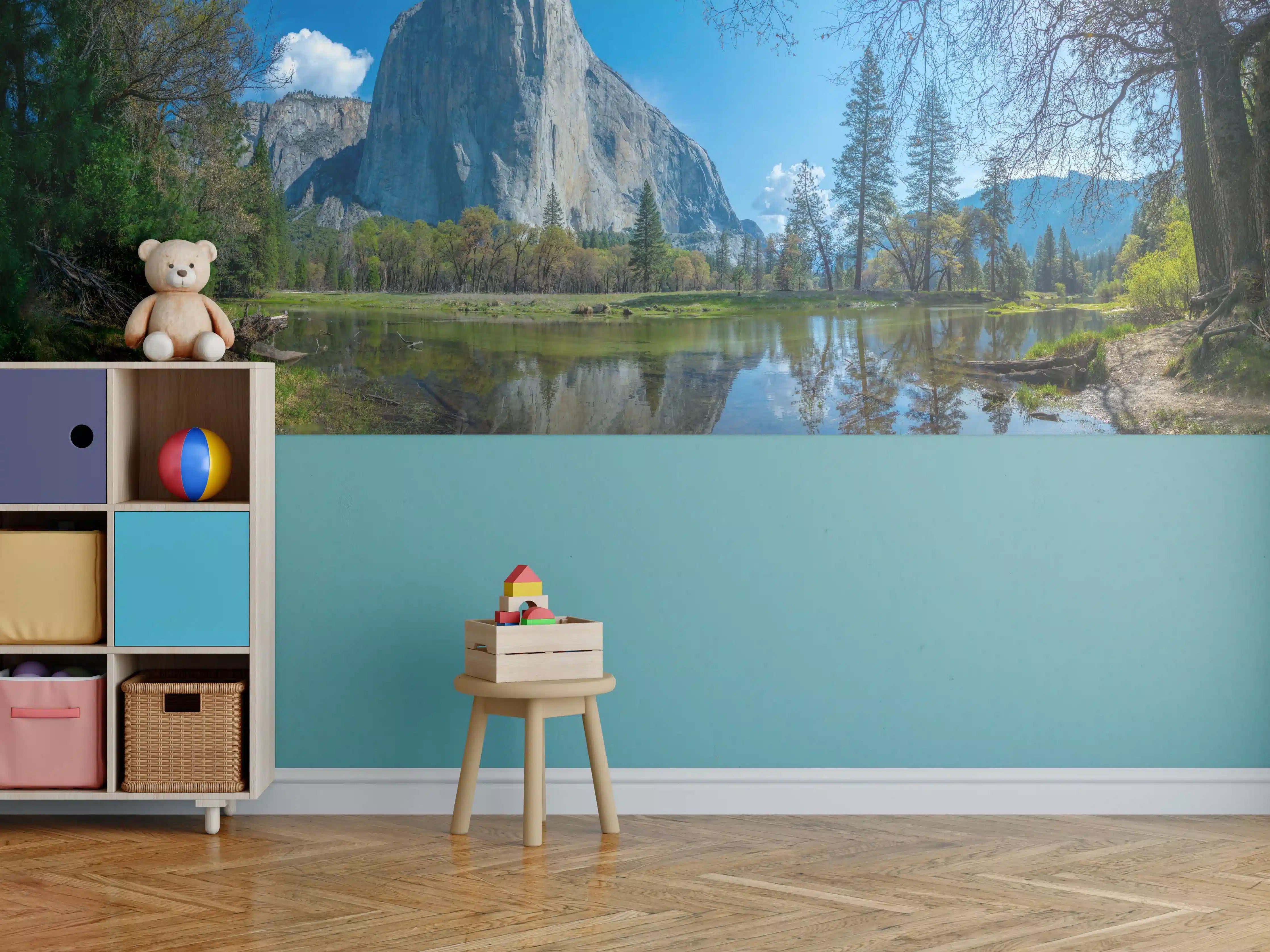 Kinderzimmer Wandgestaltung - Kalifornische Berge
