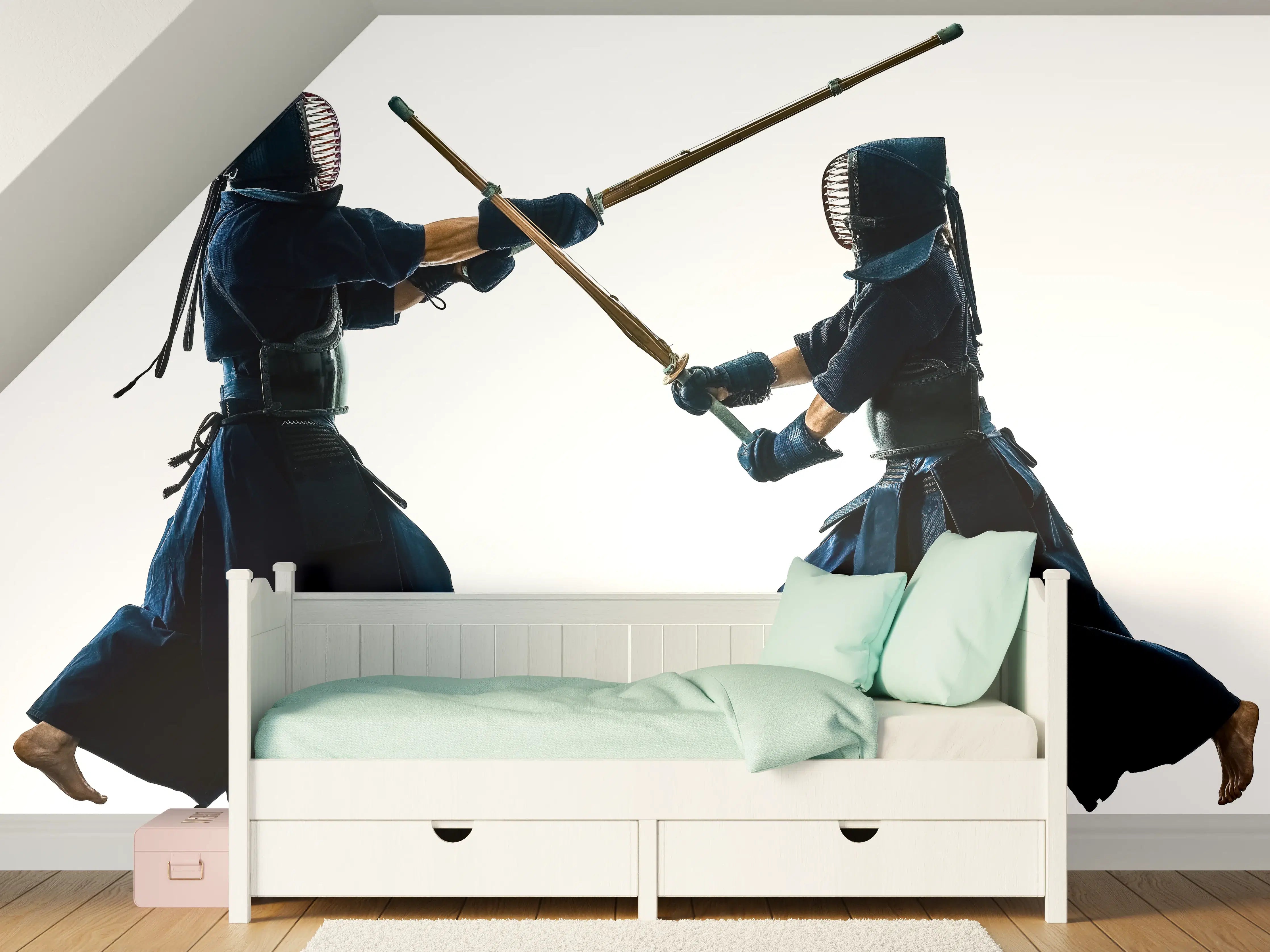 Kinderzimmer Wandgestaltung - Kendo Kampfsport