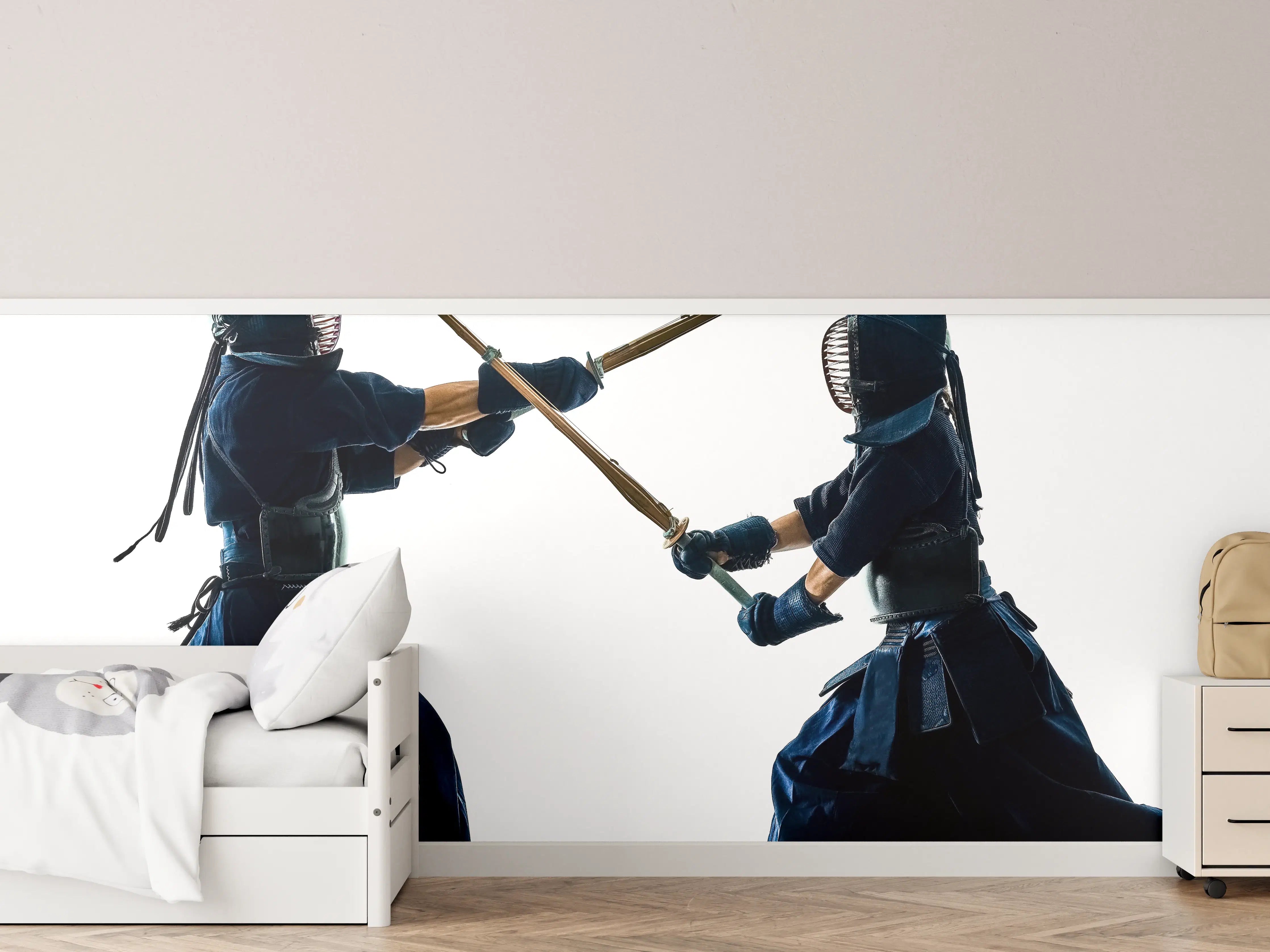Kinderzimmer Wandgestaltung - Kendo Kampfsport