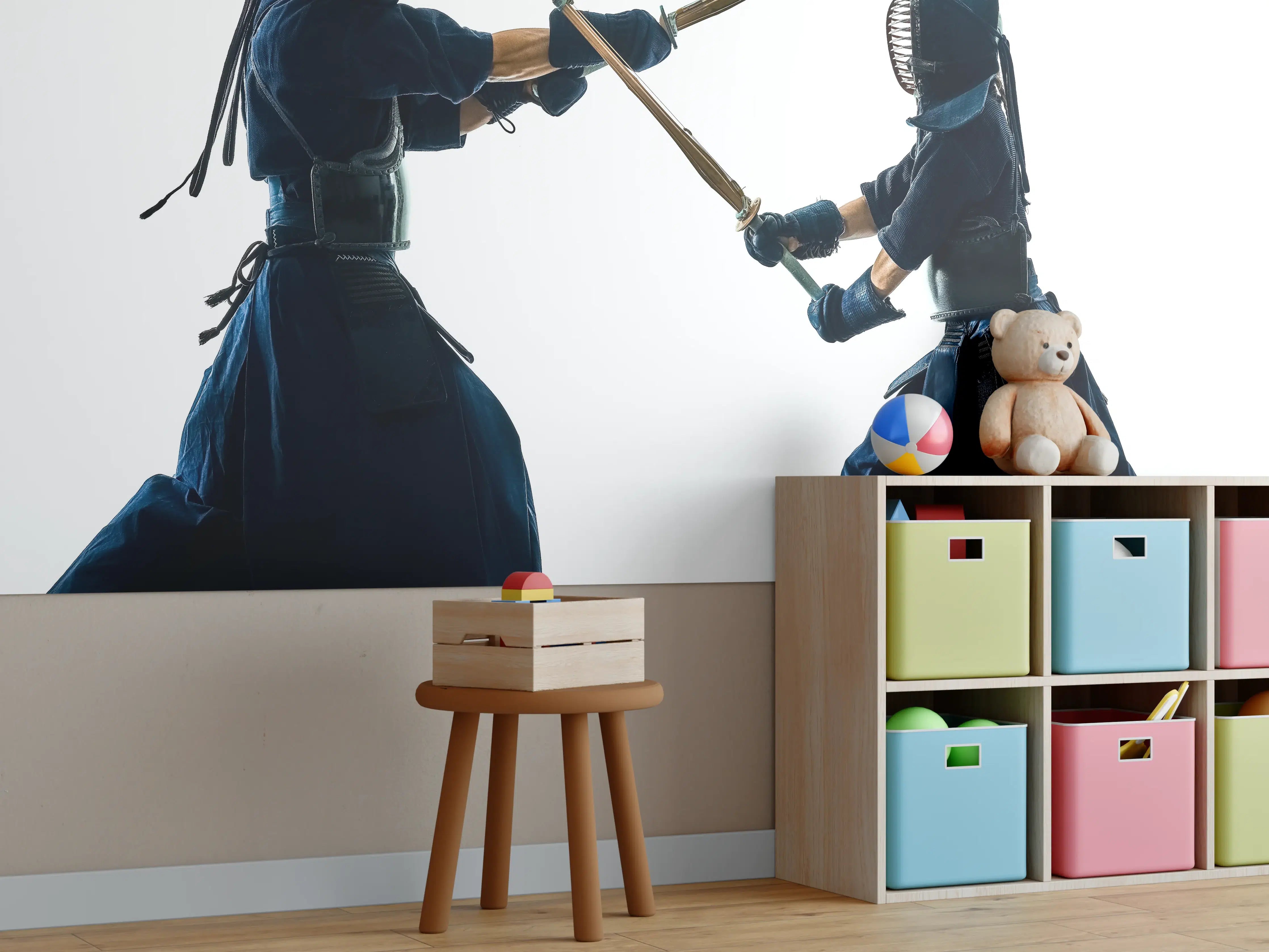 Kinderzimmer Wandgestaltung - Kendo Kampfsport