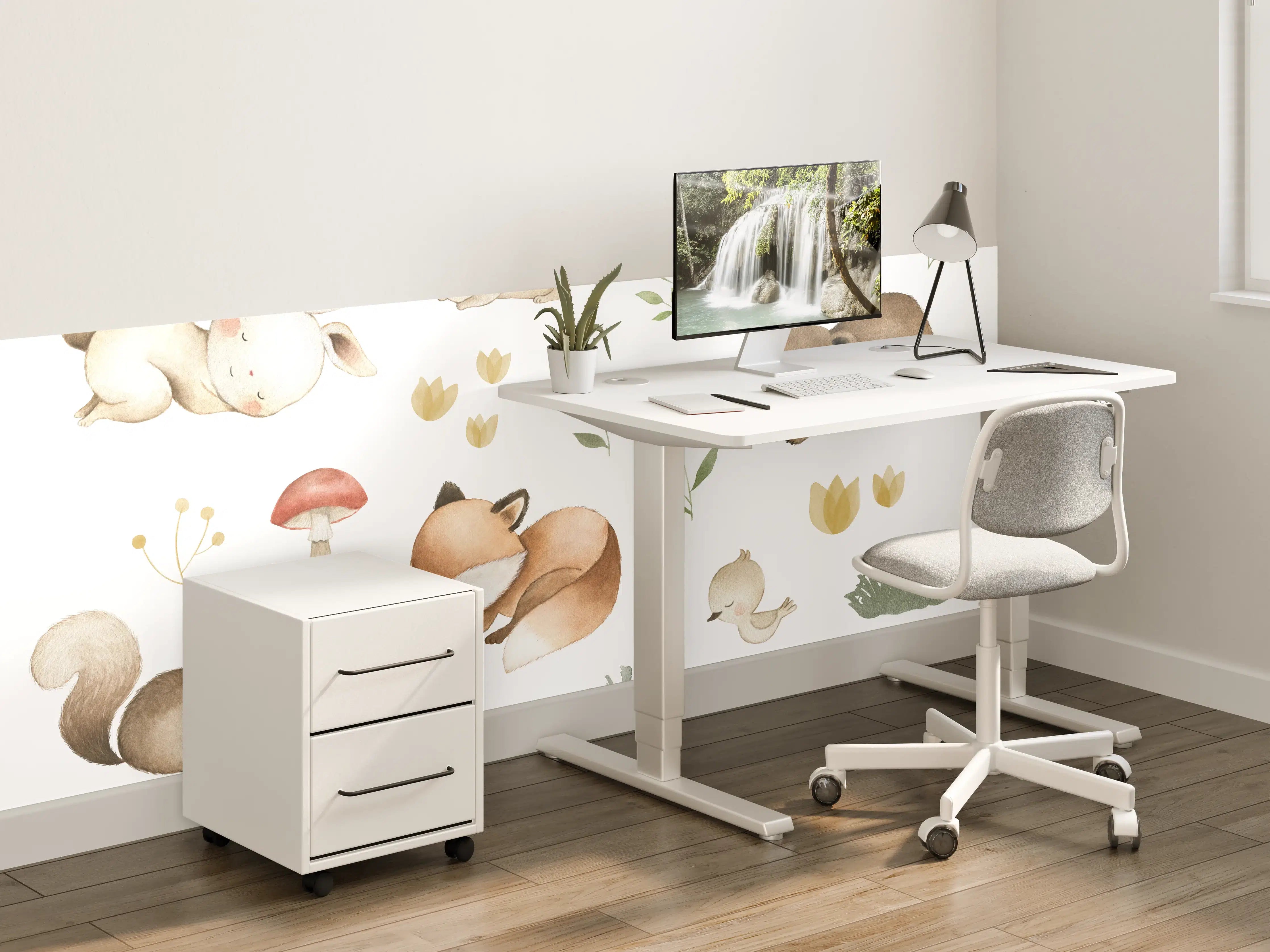Kinderzimmer Wandgestaltung - Kindermotiv - Schlafende Tierchen