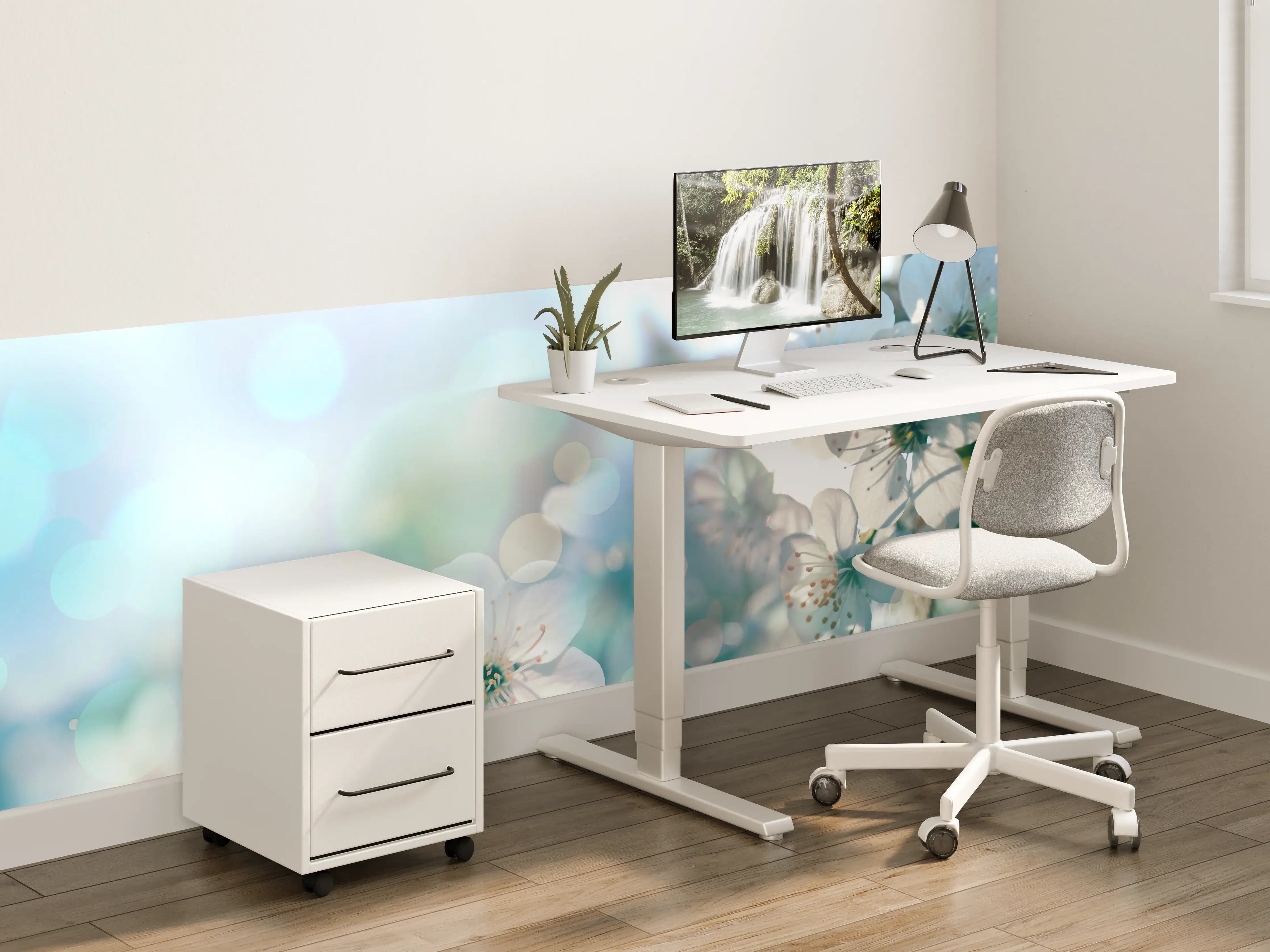 Kinderzimmer Wandgestaltung - Kirchbaum Frühlings-Blüten