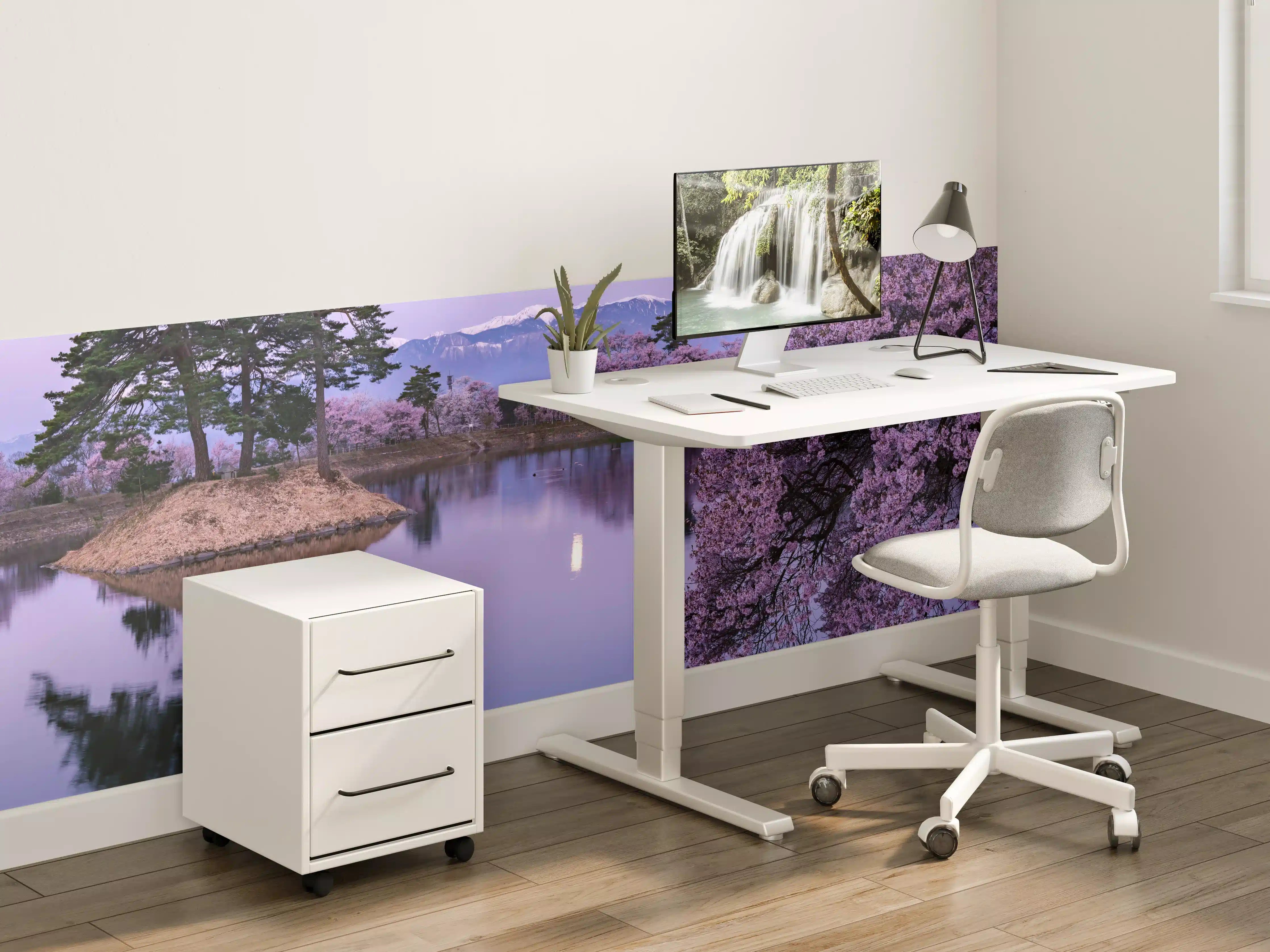 Kinderzimmer Wandgestaltung - Kirschblüte - Vollmond
