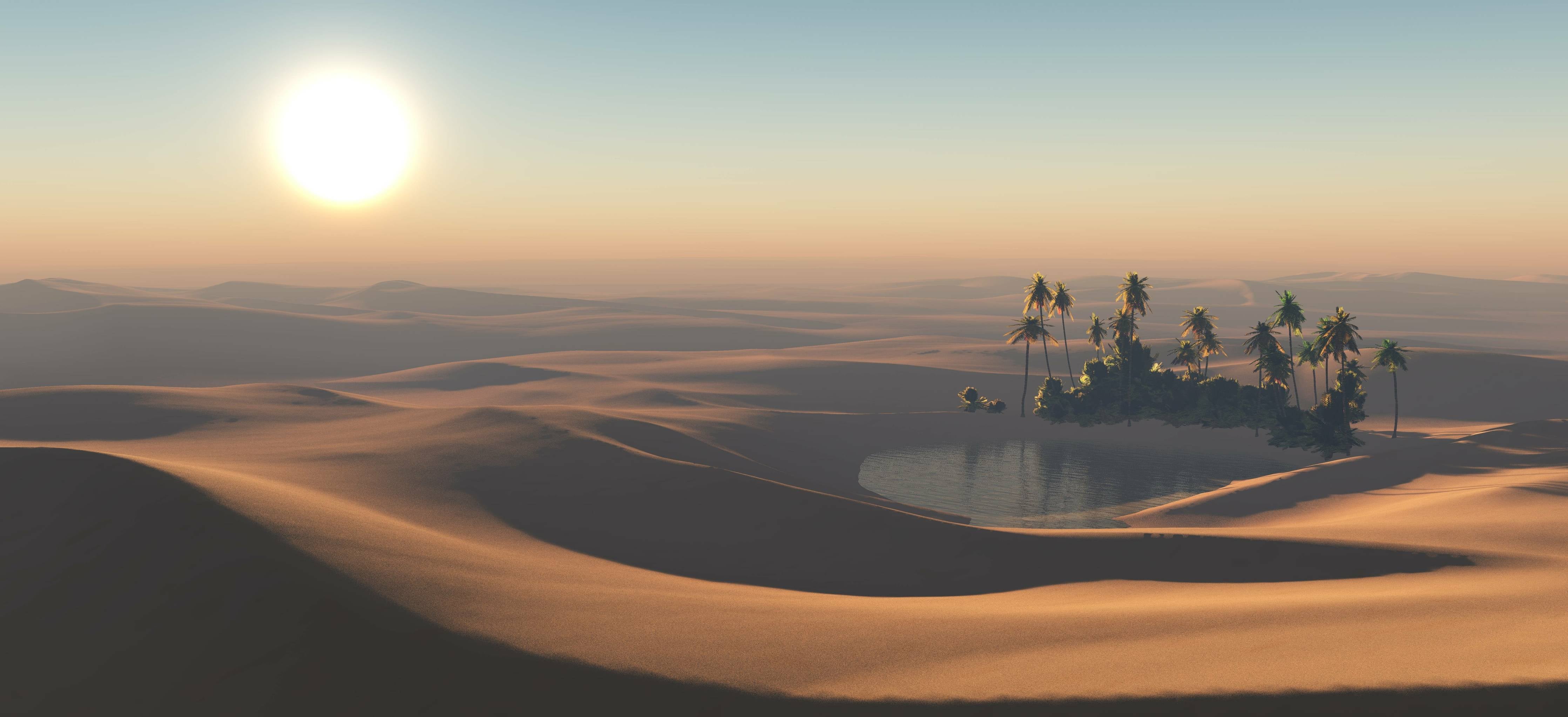 Kinderzimmer Wandgestaltung-Kleine Oase in der heißen Wüste